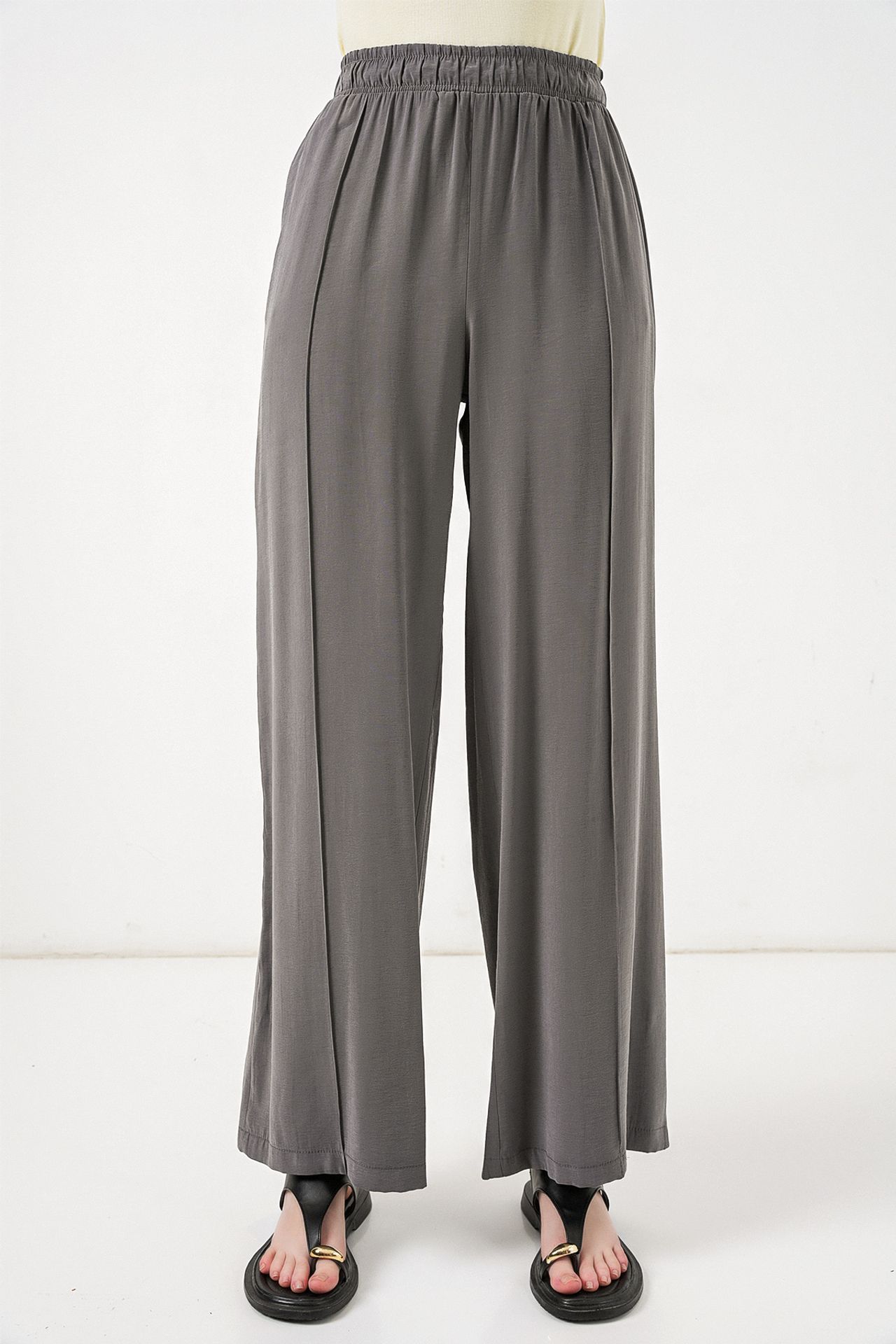 BDART Wide Leg Trousers with Elastic Waist 2