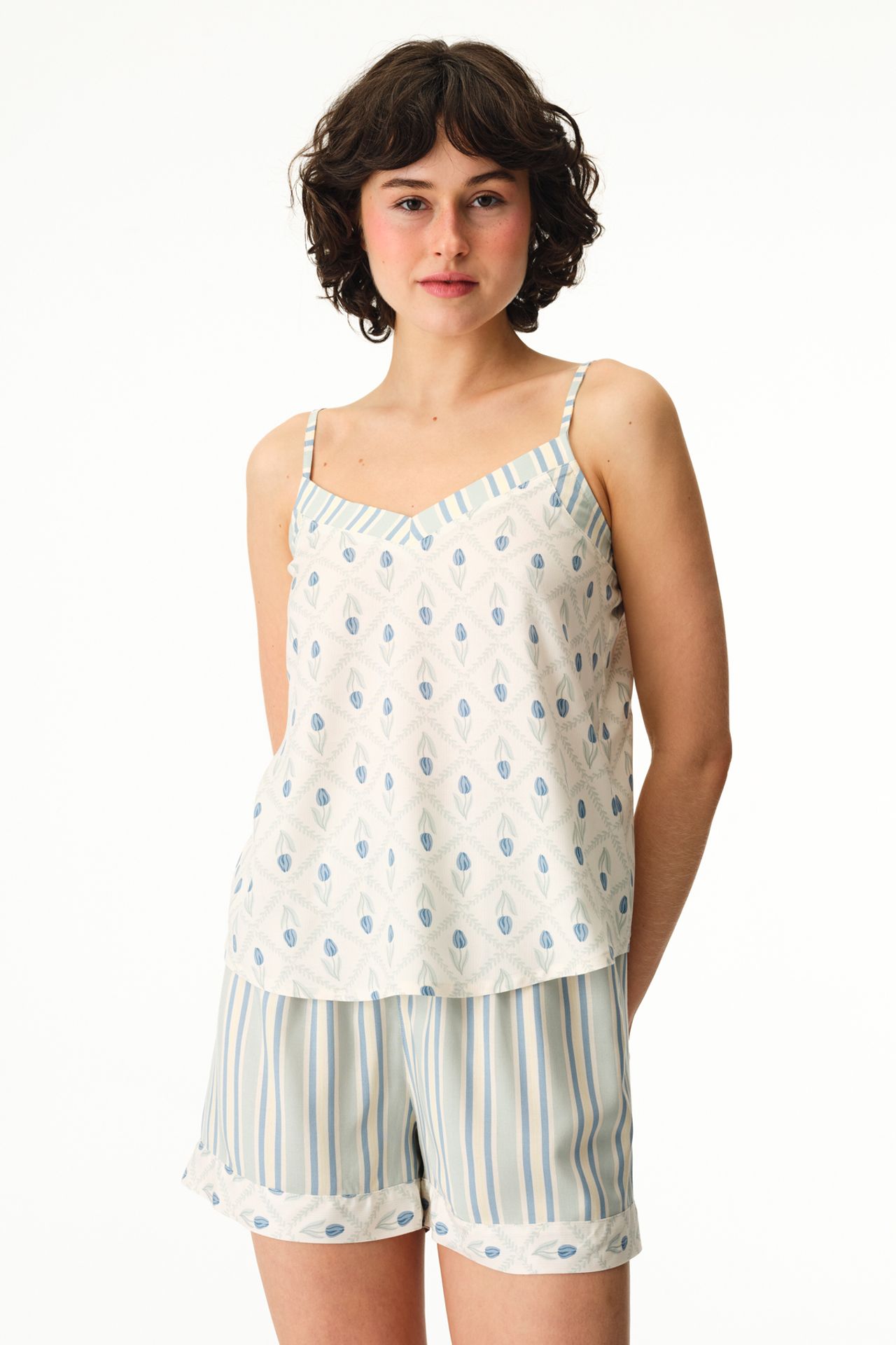 PENTI Serenity Floral Tank Pajama Top 5