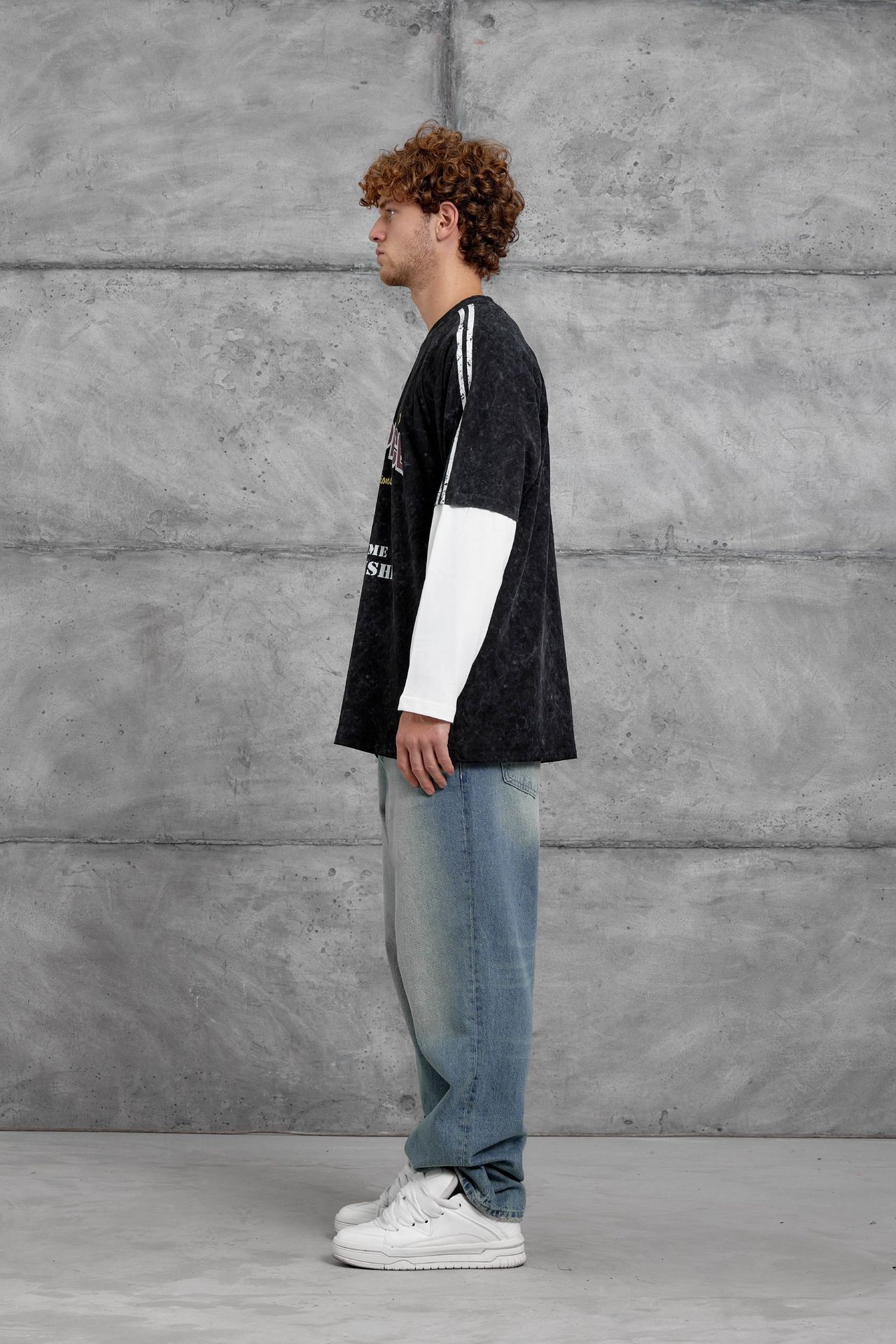 NOMARC Rahat Bisiklet Yaka Uzun Kollu Sweatshirt 5