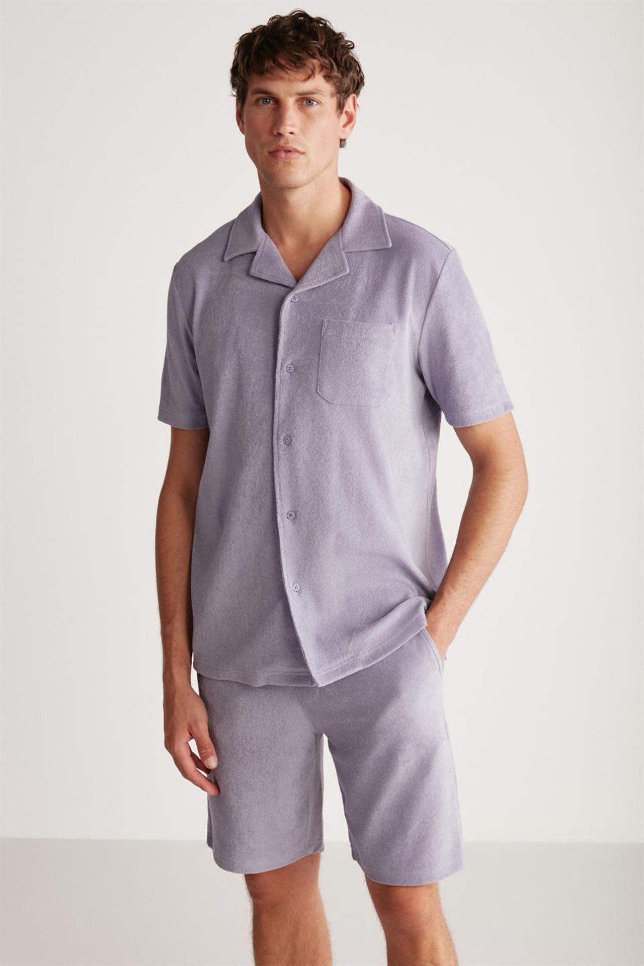 GRIMELANGE Classic Button Front Shirt 5