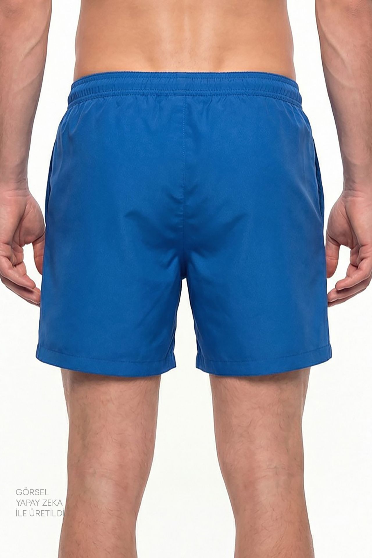 PENTI Men's Tennis Club Slogan Pattern Swim Shorts 2
