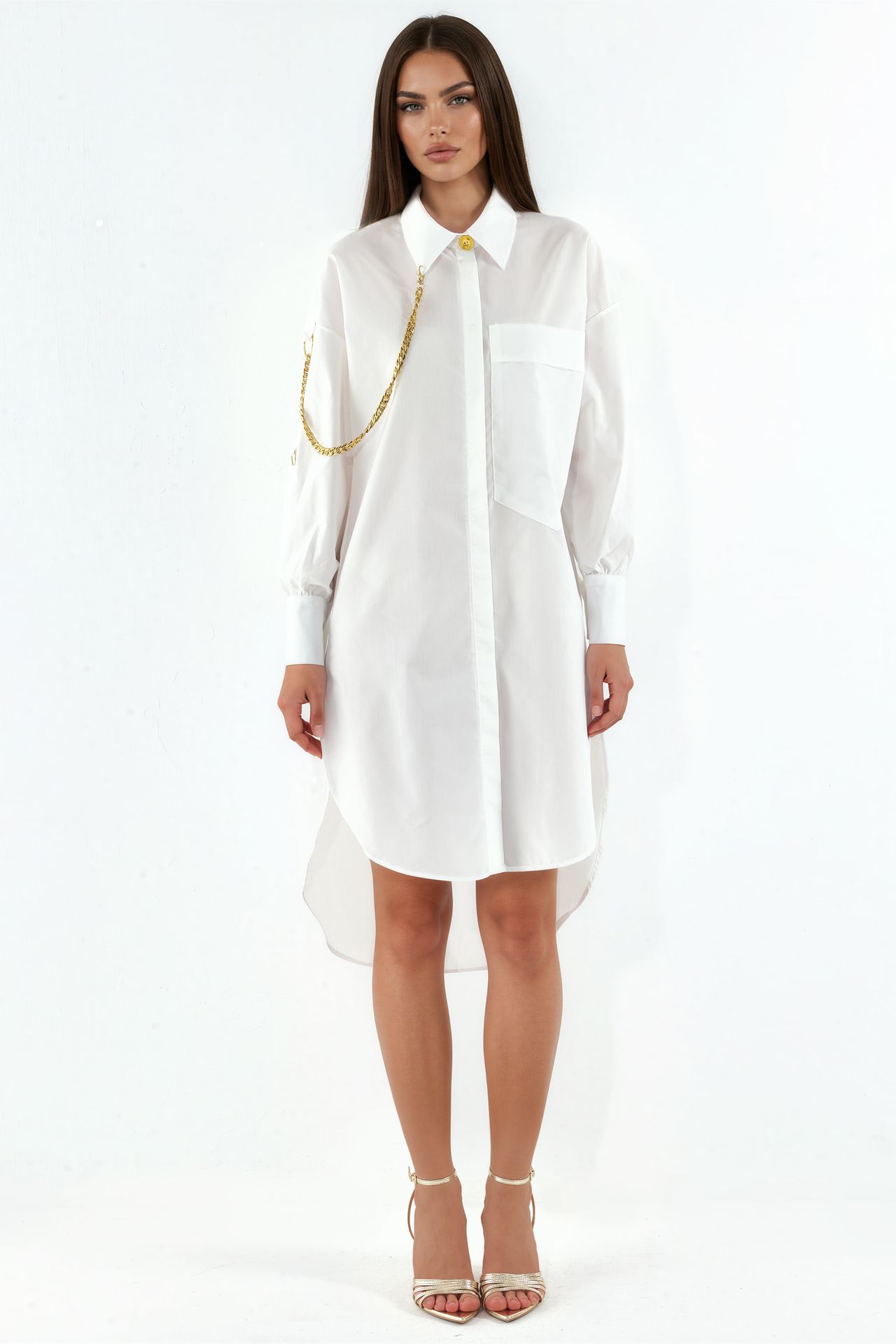 MSN Oversized Mini Shirt Dress 5