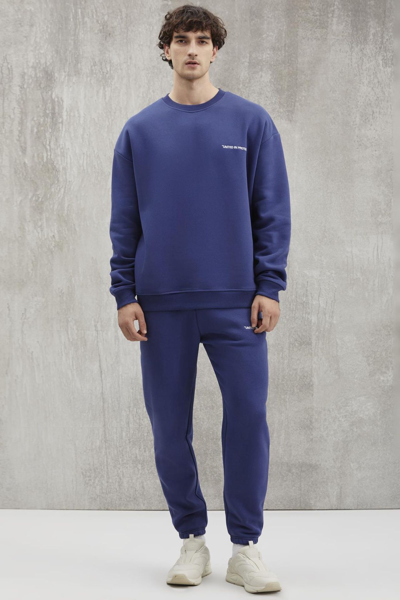 GRIMELANGE Bol Kesim Bisiklet Yaka Sweatshirt 3
