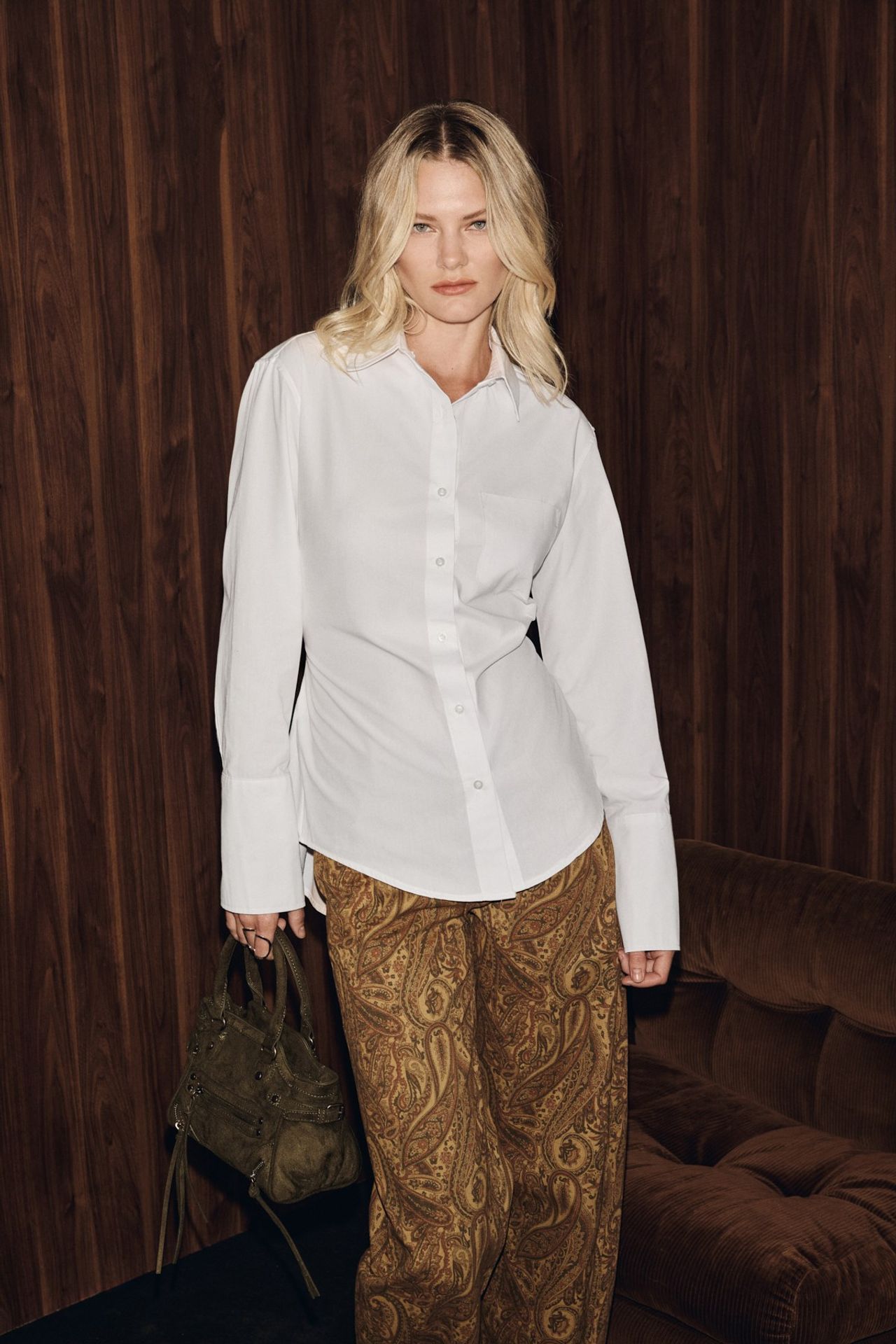 GRIMELANGE Long Sleeve Button Shirt 3