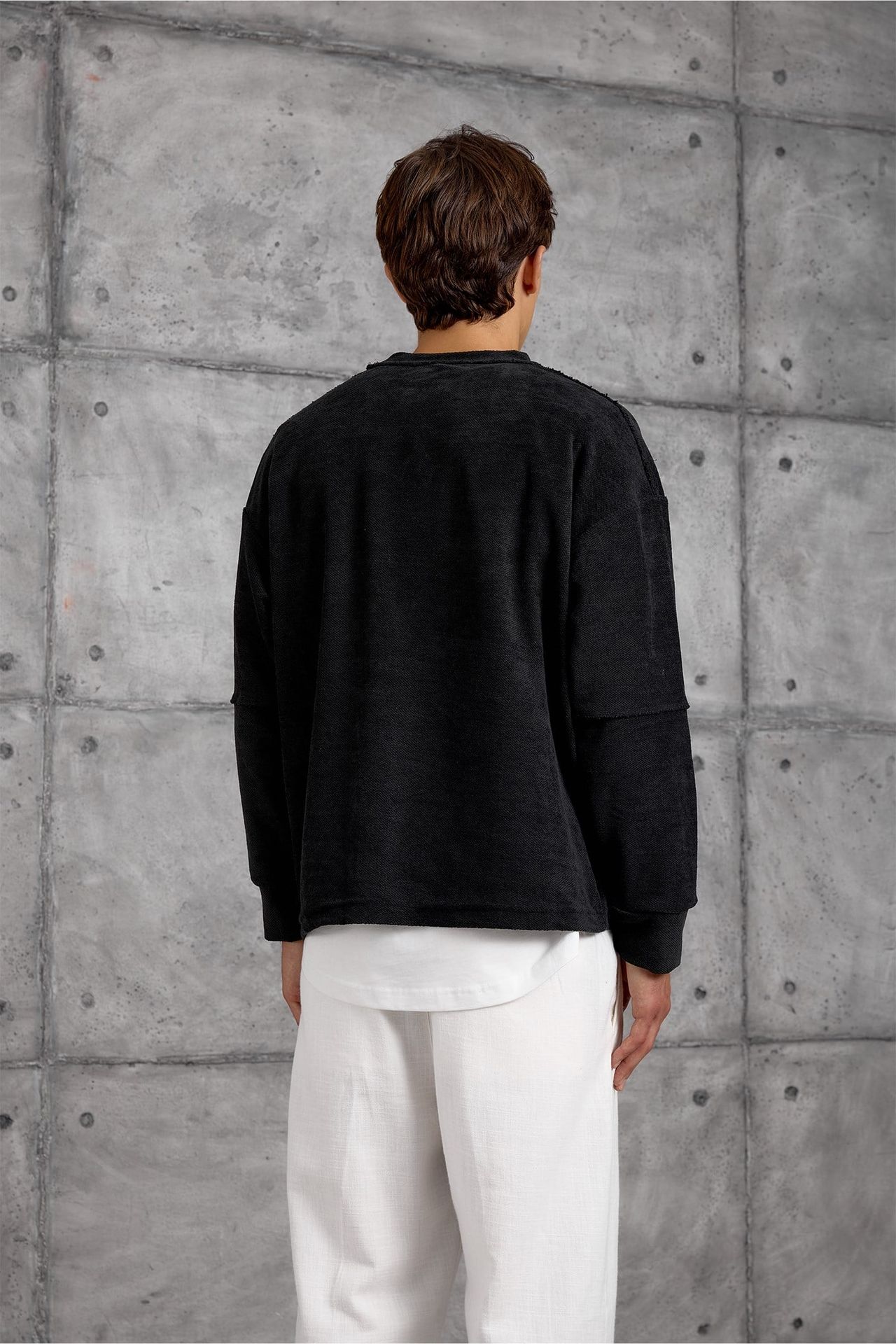 NOMARC Regular Kalıp Bisiklet Yaka Sweatshirt 5