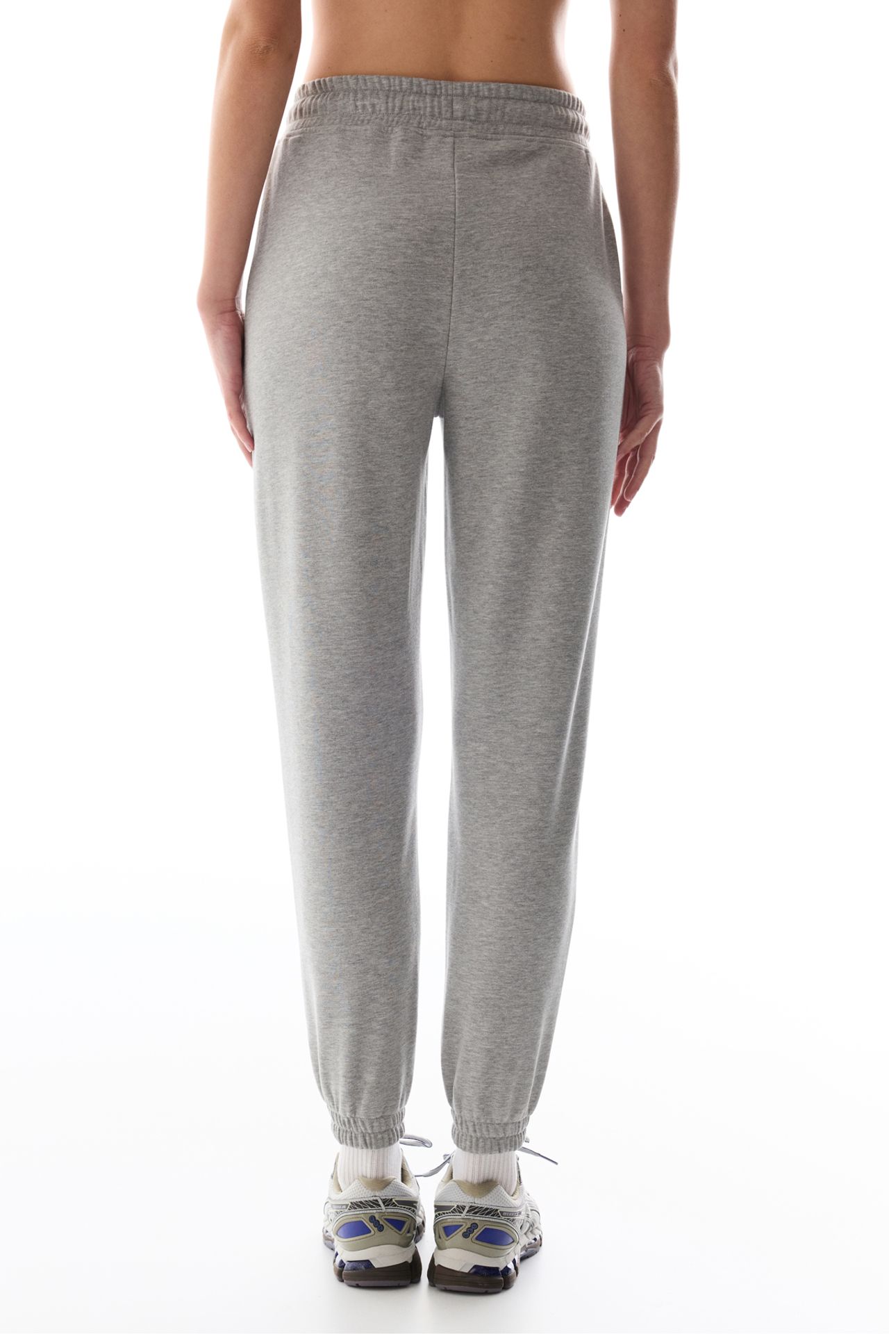 PENTI High Waist Elastic Cuff Sweatpants 2