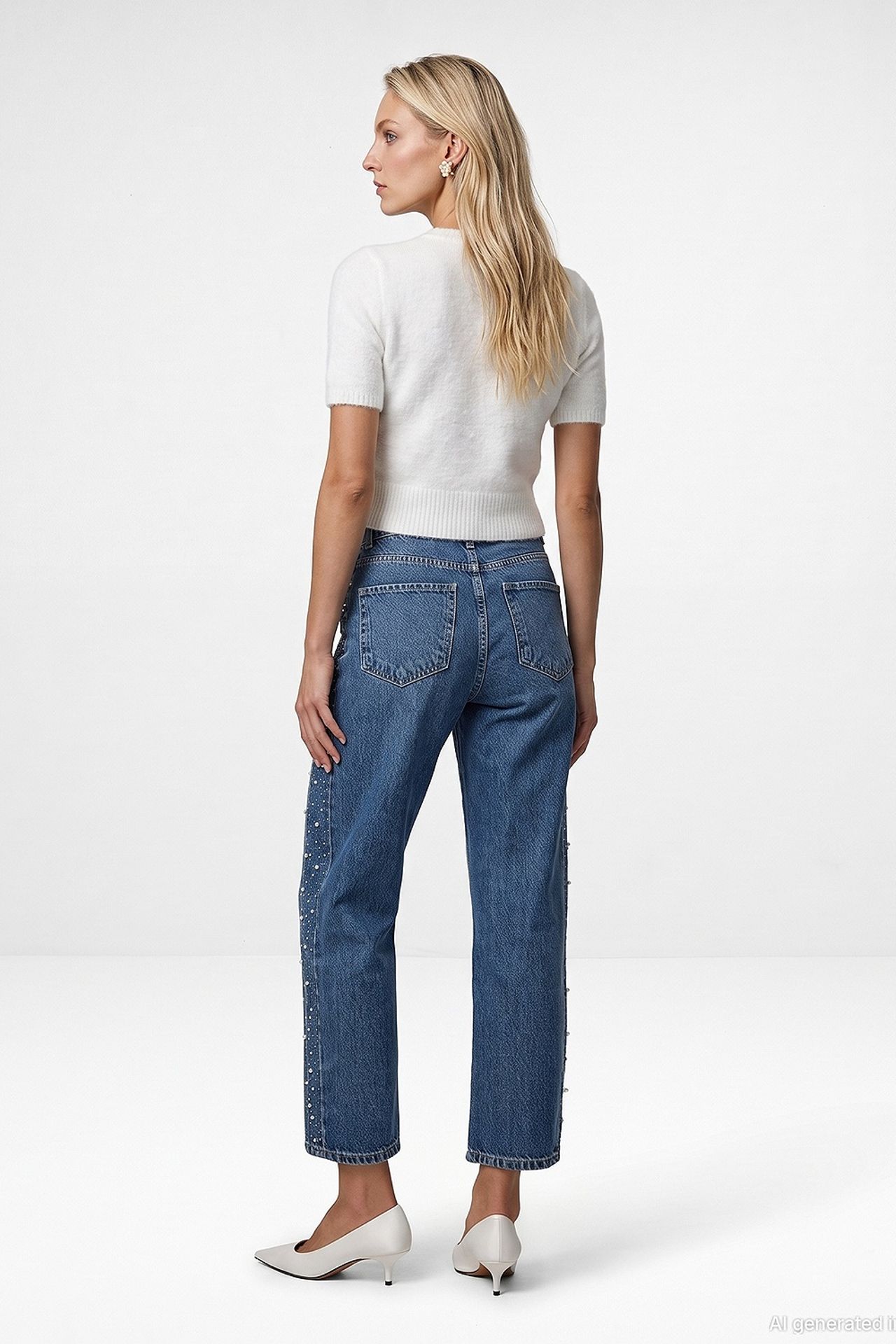 DILVIN Women's Cotton Jeans 2