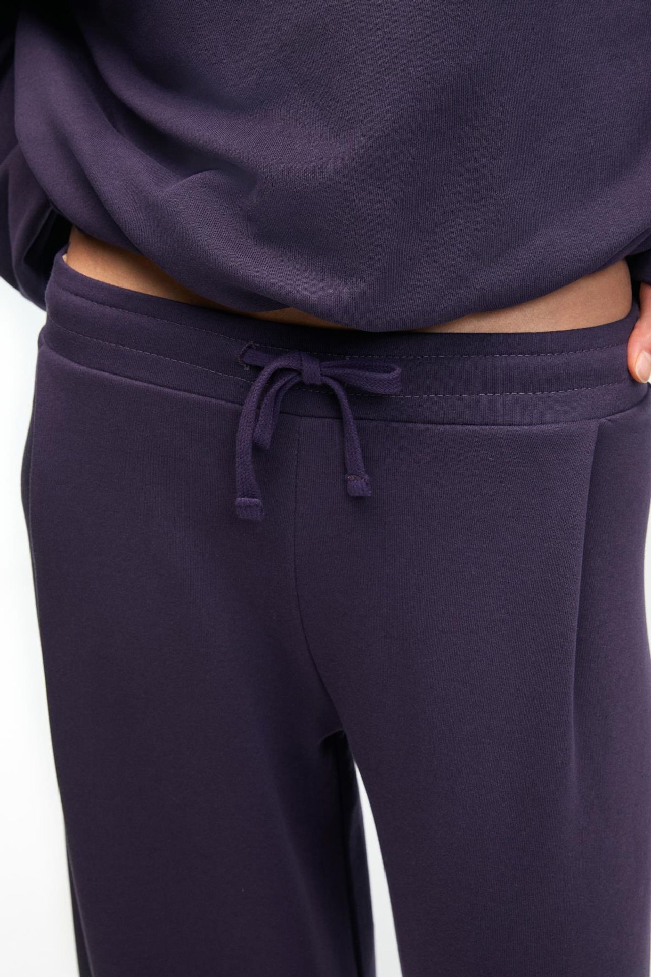 GRIMELANGE Oversized Wide-Leg Drawstring Sweatpants 5
