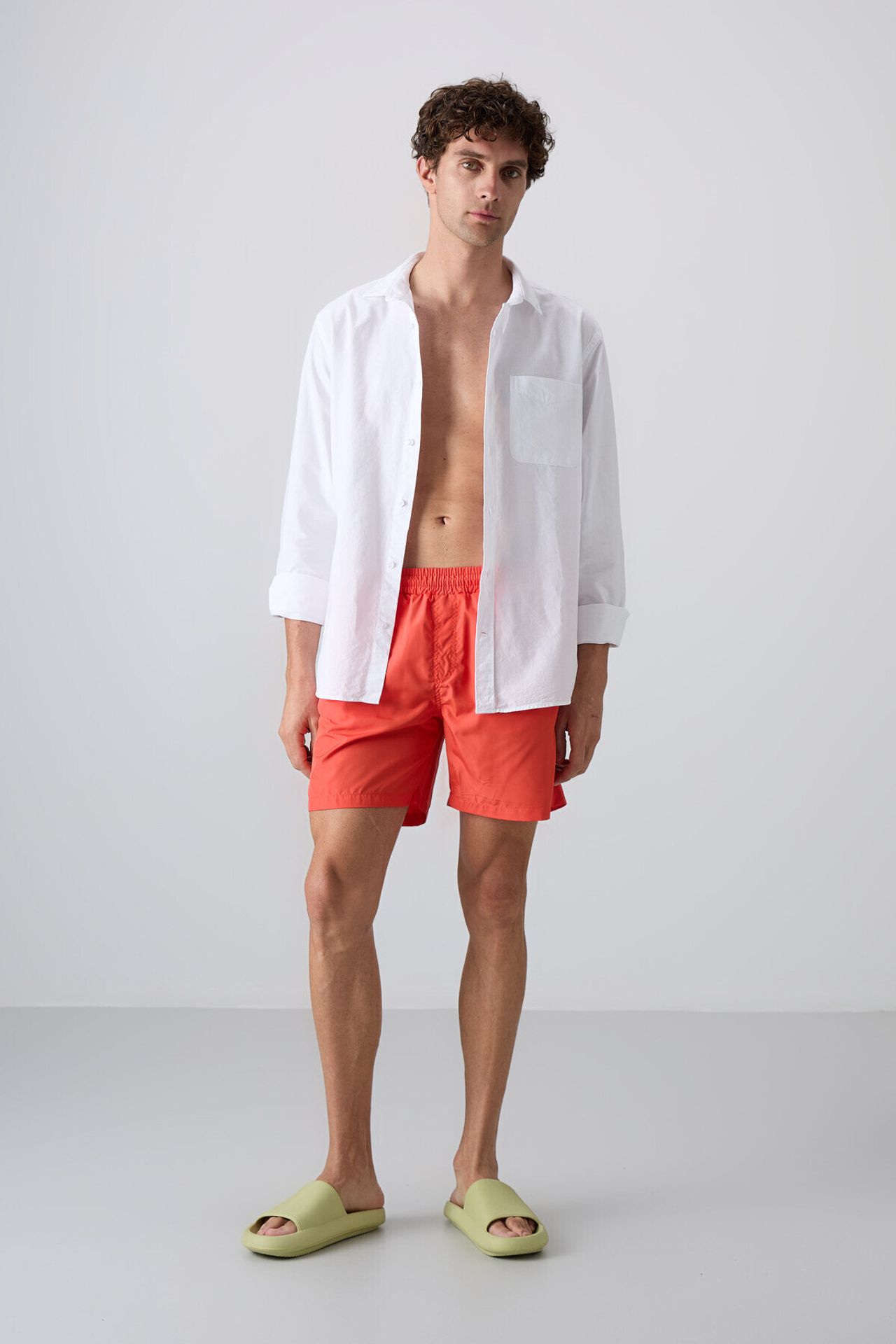 TOMMY Men's Mid Waist Swim Shorts 3