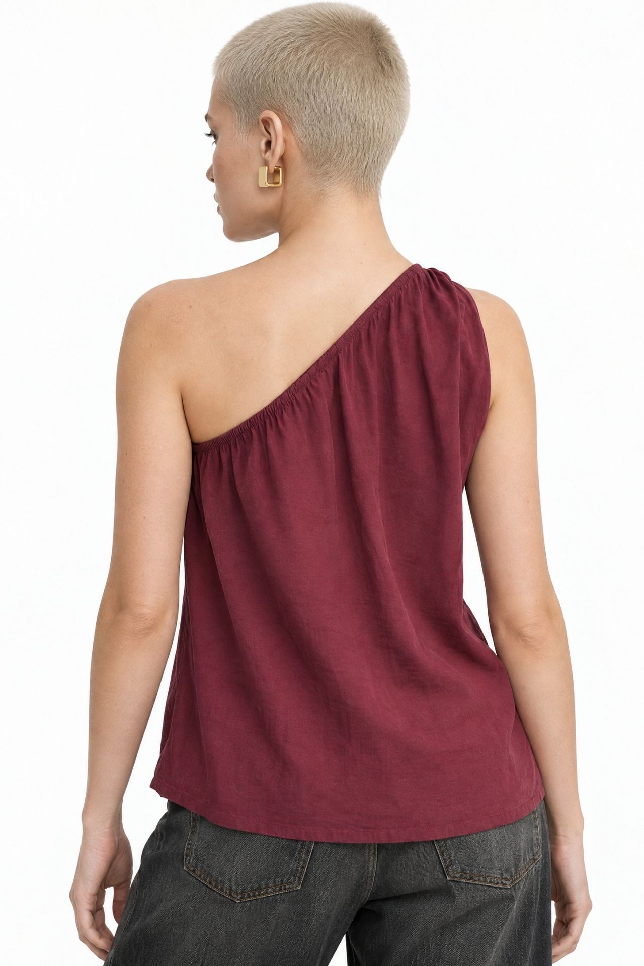 Mixray Asymmetrical Collar Accessory Detailed Top 3