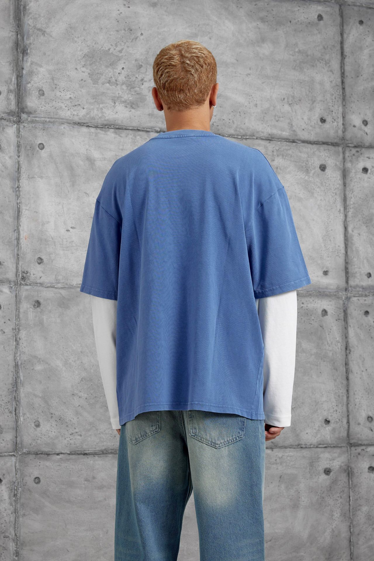 NOMARC Baskılı Bol Bisiklet Yaka Sweatshirt 2