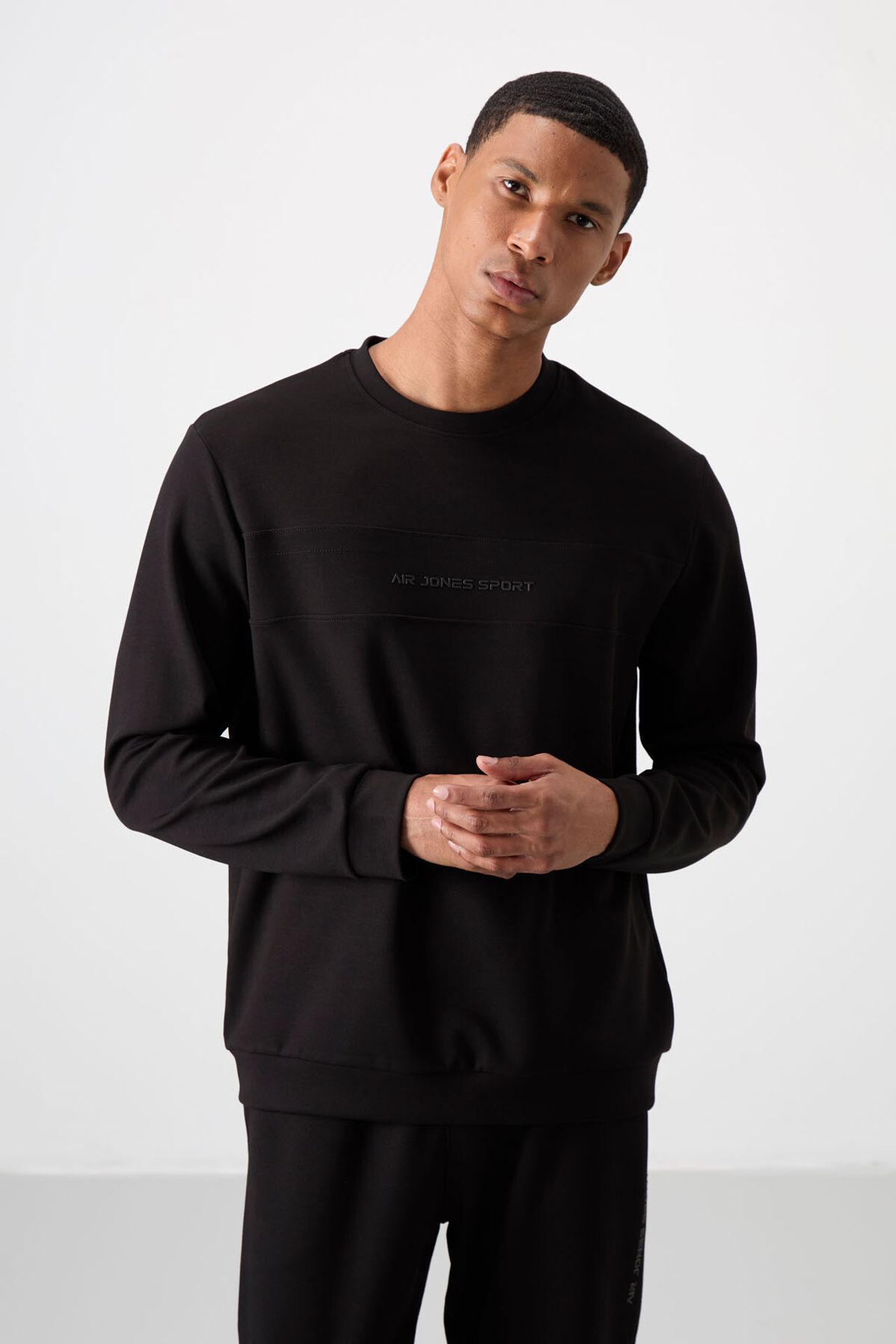 TOMMY Printed Fleece Sweatshirt And Pants Set 2