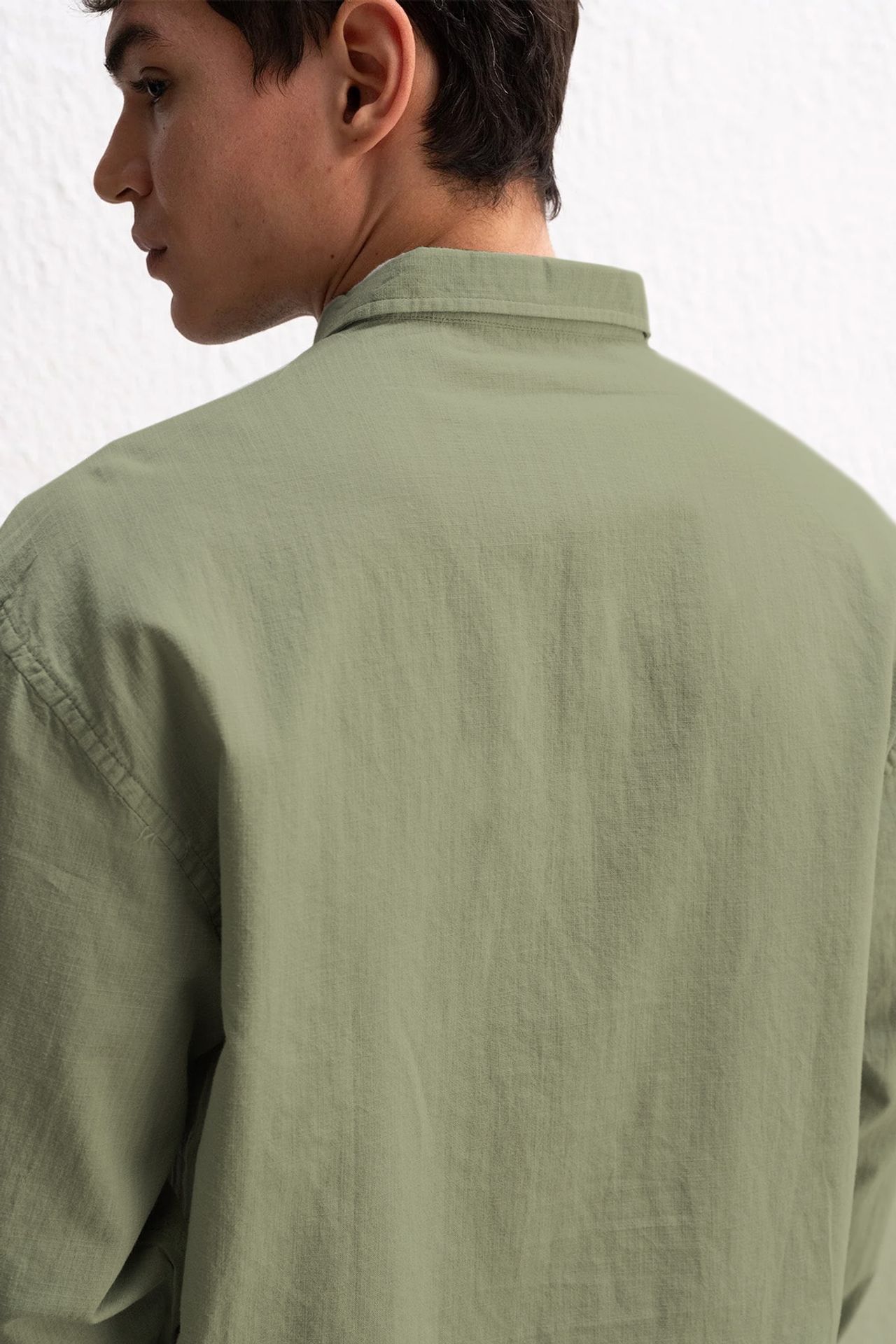 GIESTO Cotton Oversized Button-Up Shirt 3