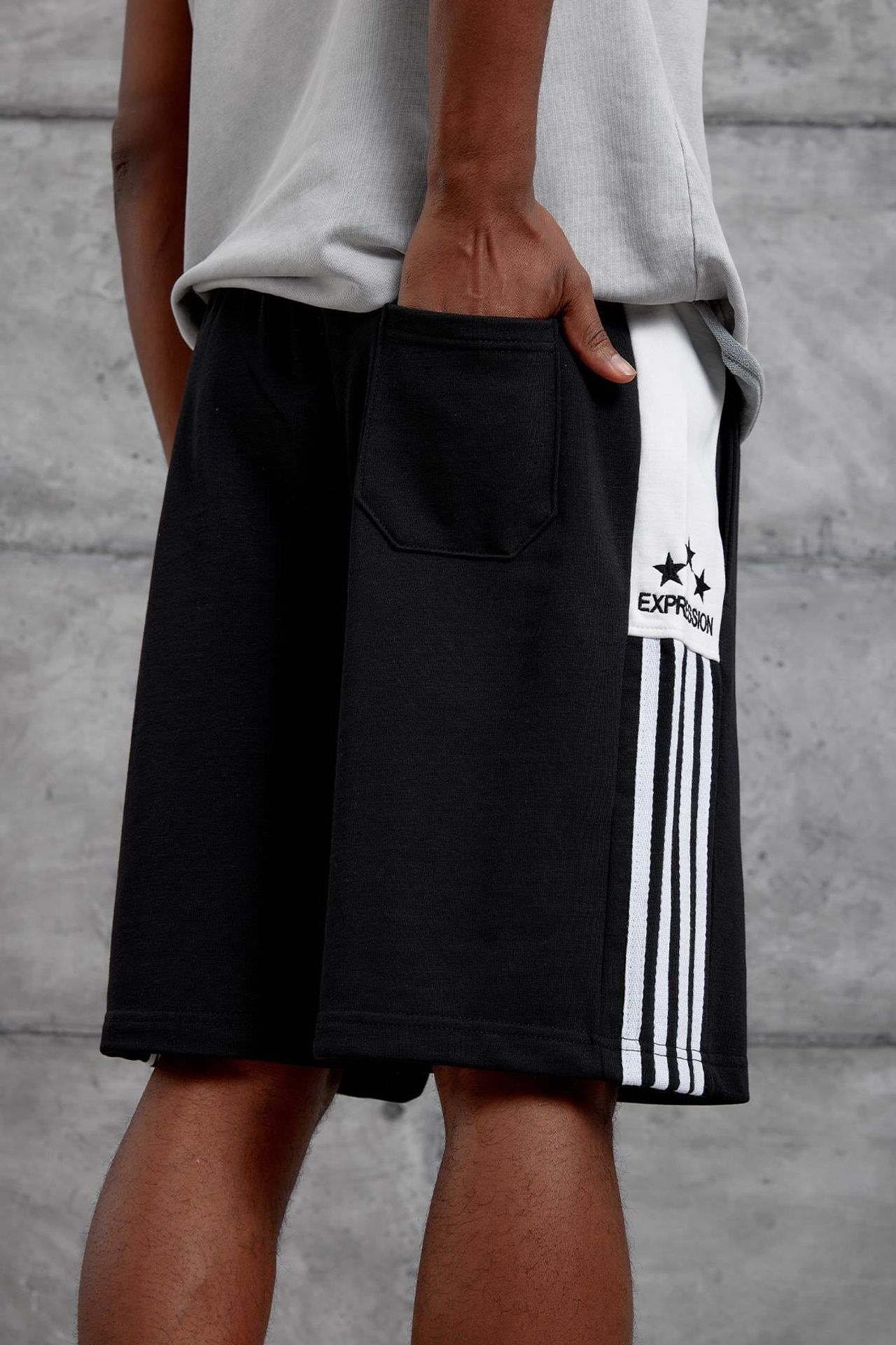 NOMARC Oversize Düz Paça Sweat Şort 6
