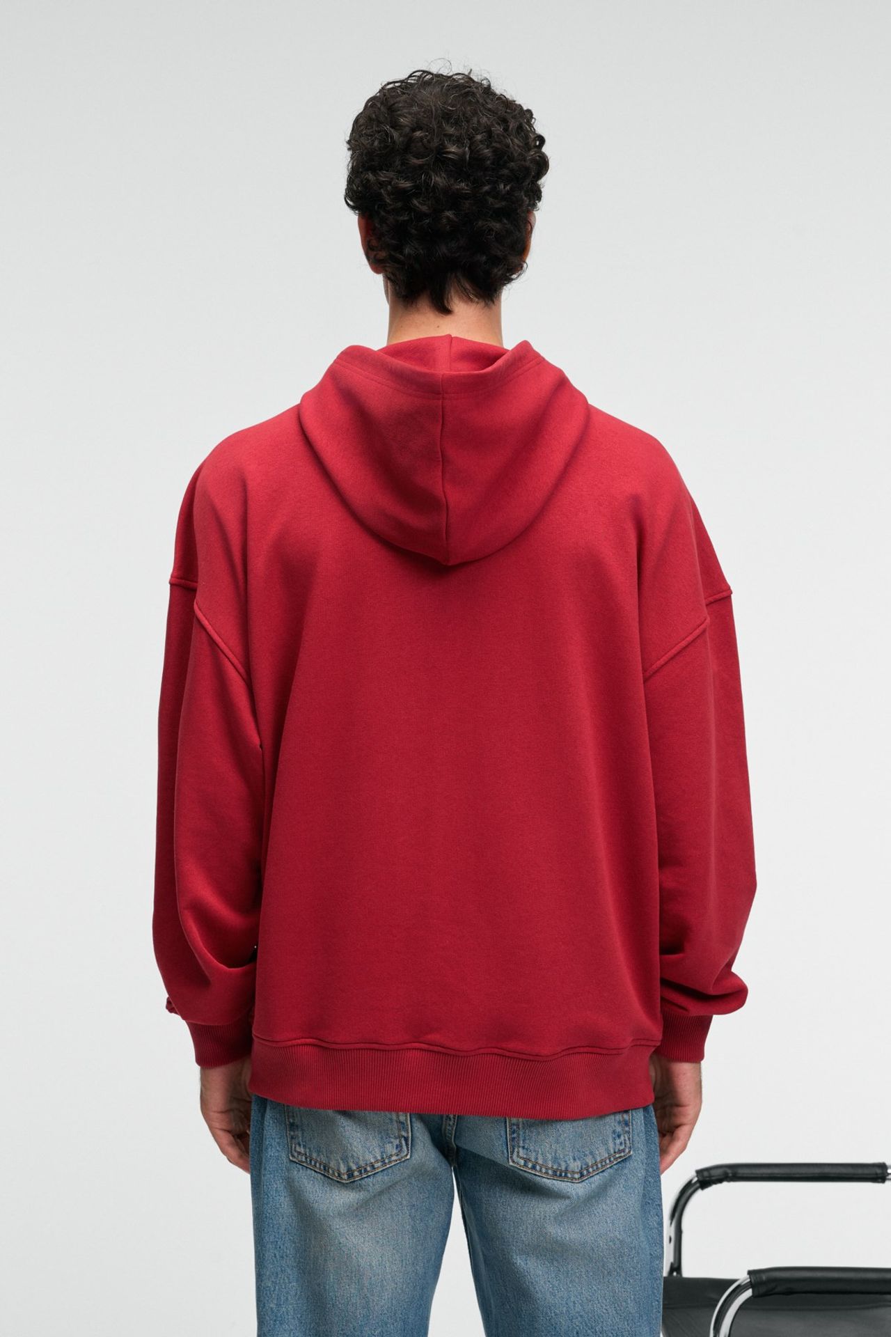 GRIMELANGE Baskılı Kapüşonlu Cepli Sweatshirt 6