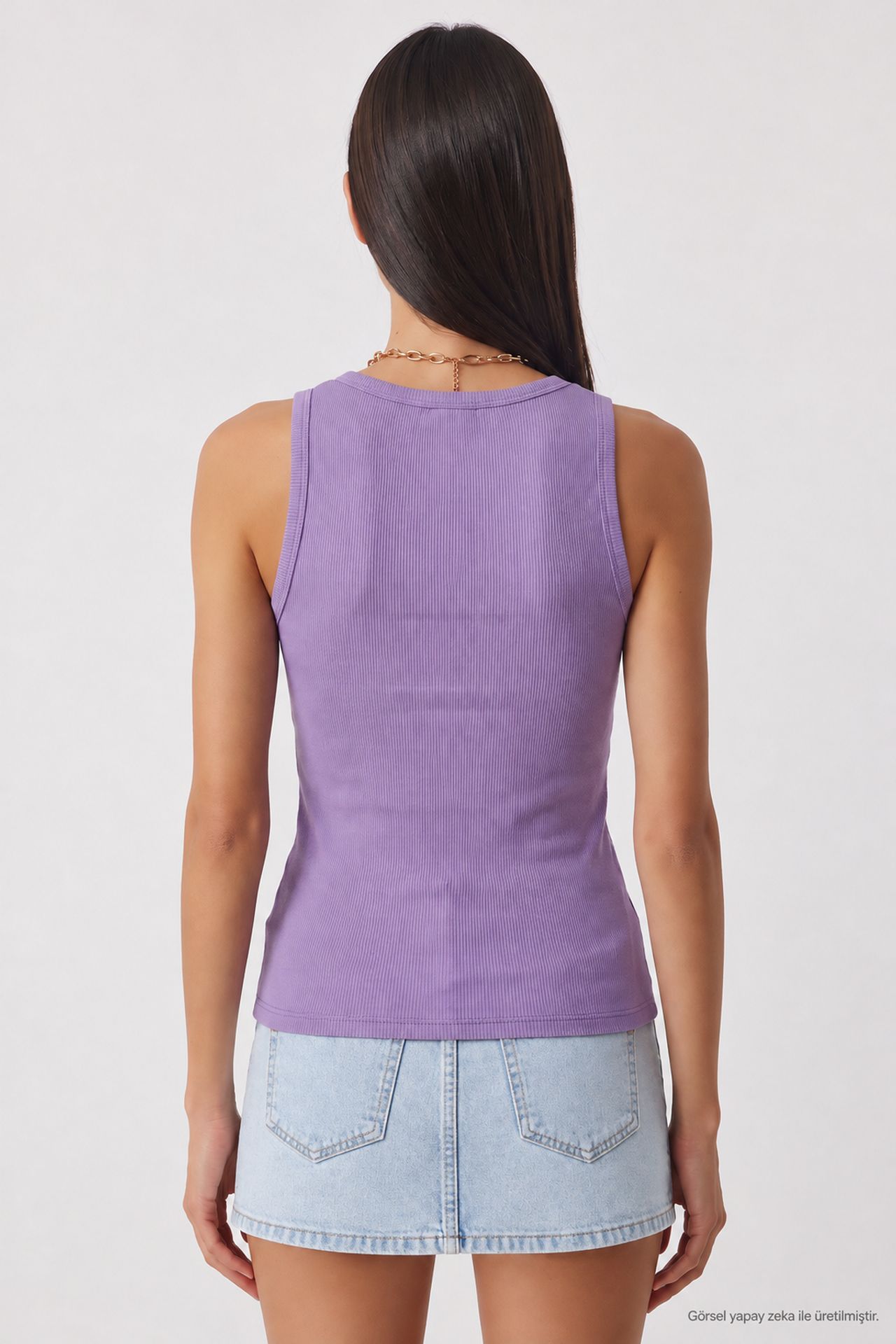 ISTANBUL Fitted U Collar Knitted 2- Pack Tank Top 4