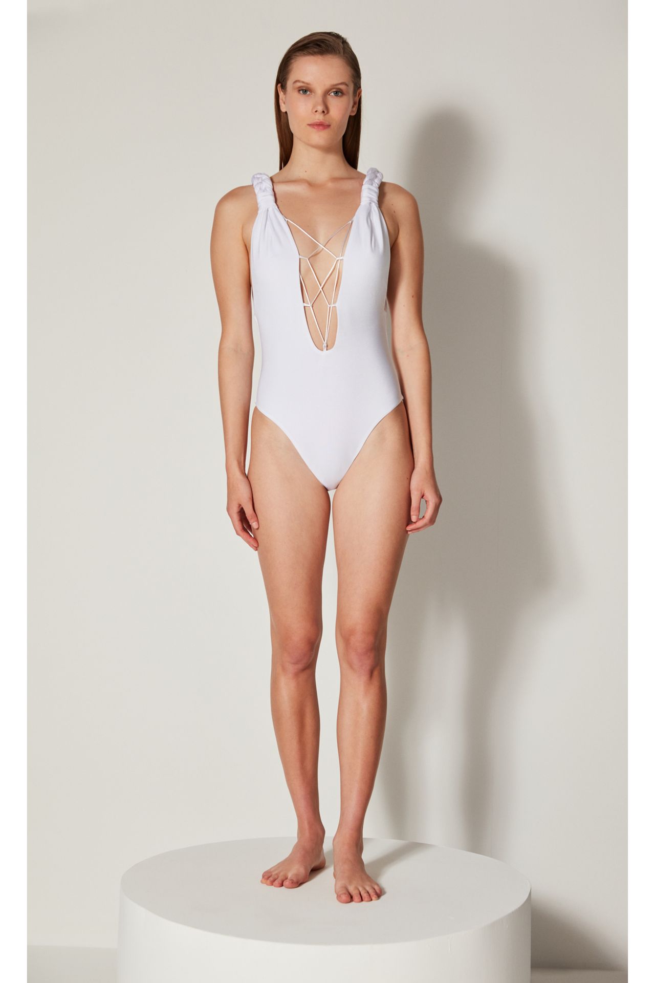 PENTI Rita Swimsuit With Braided Shoulder Detail Masur Collection 2