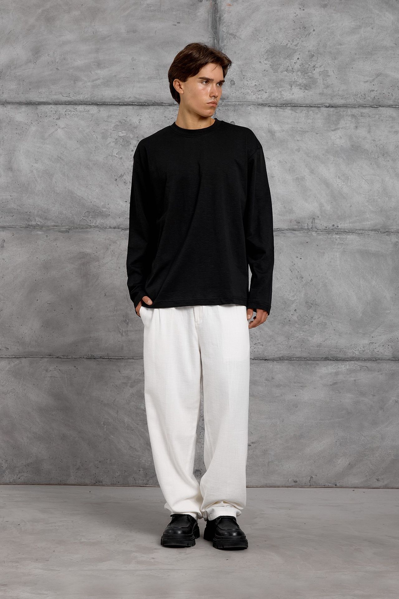 NOMARC Uzun Kollu Bisiklet Yaka Sweatshirt 2