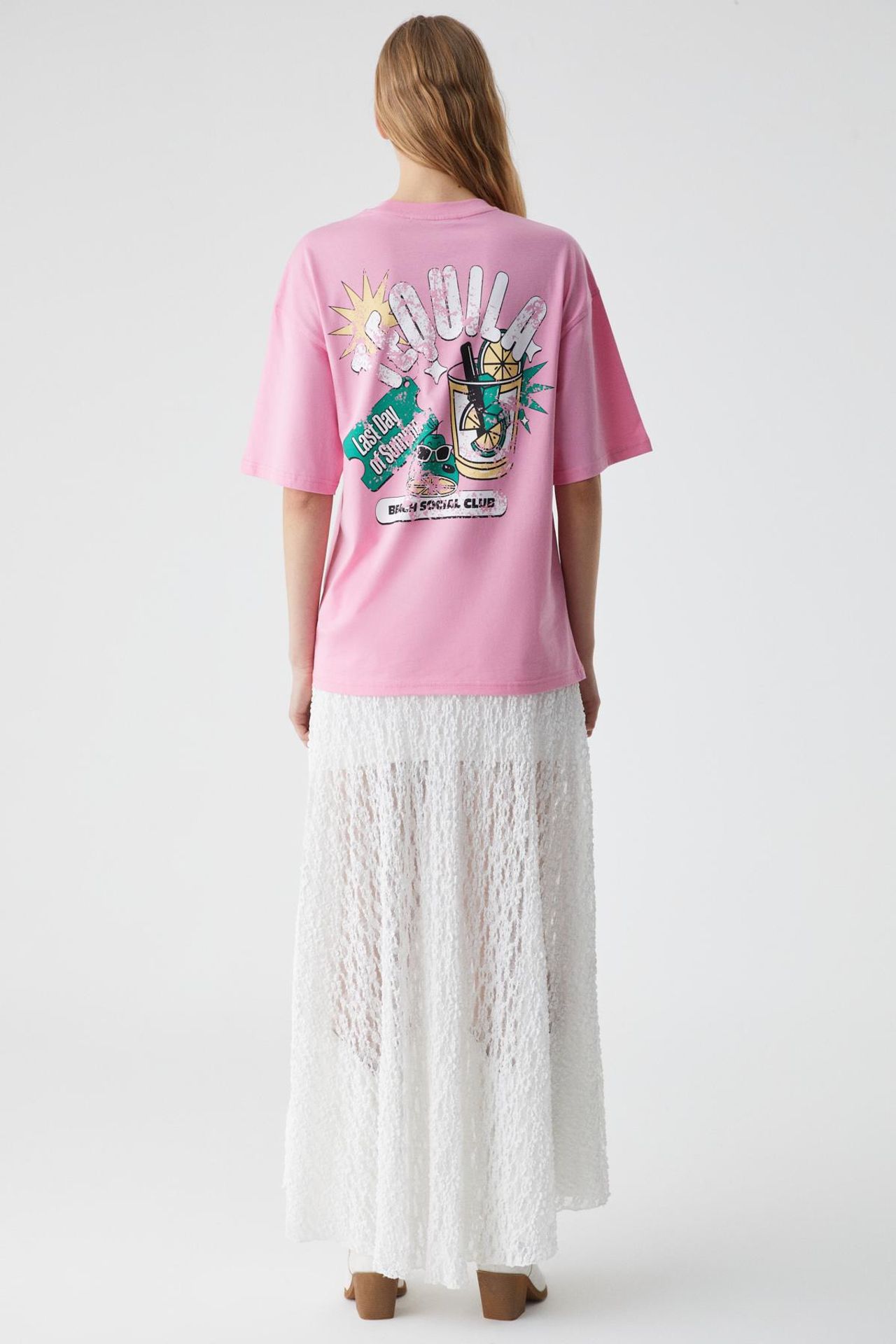 GRIMELANGE Oversized Crew Neck Printed T-Shirt 6