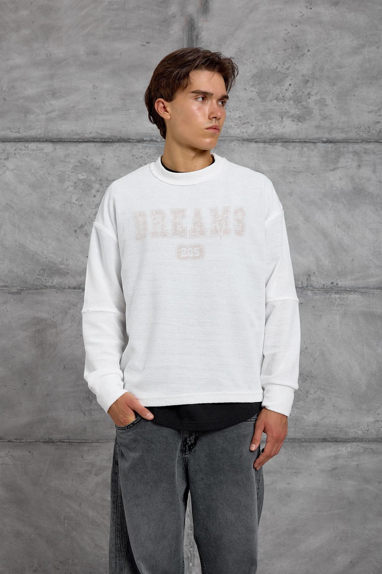 NOMARC Regular Kalıp Bisiklet Yaka Sweatshirt 1