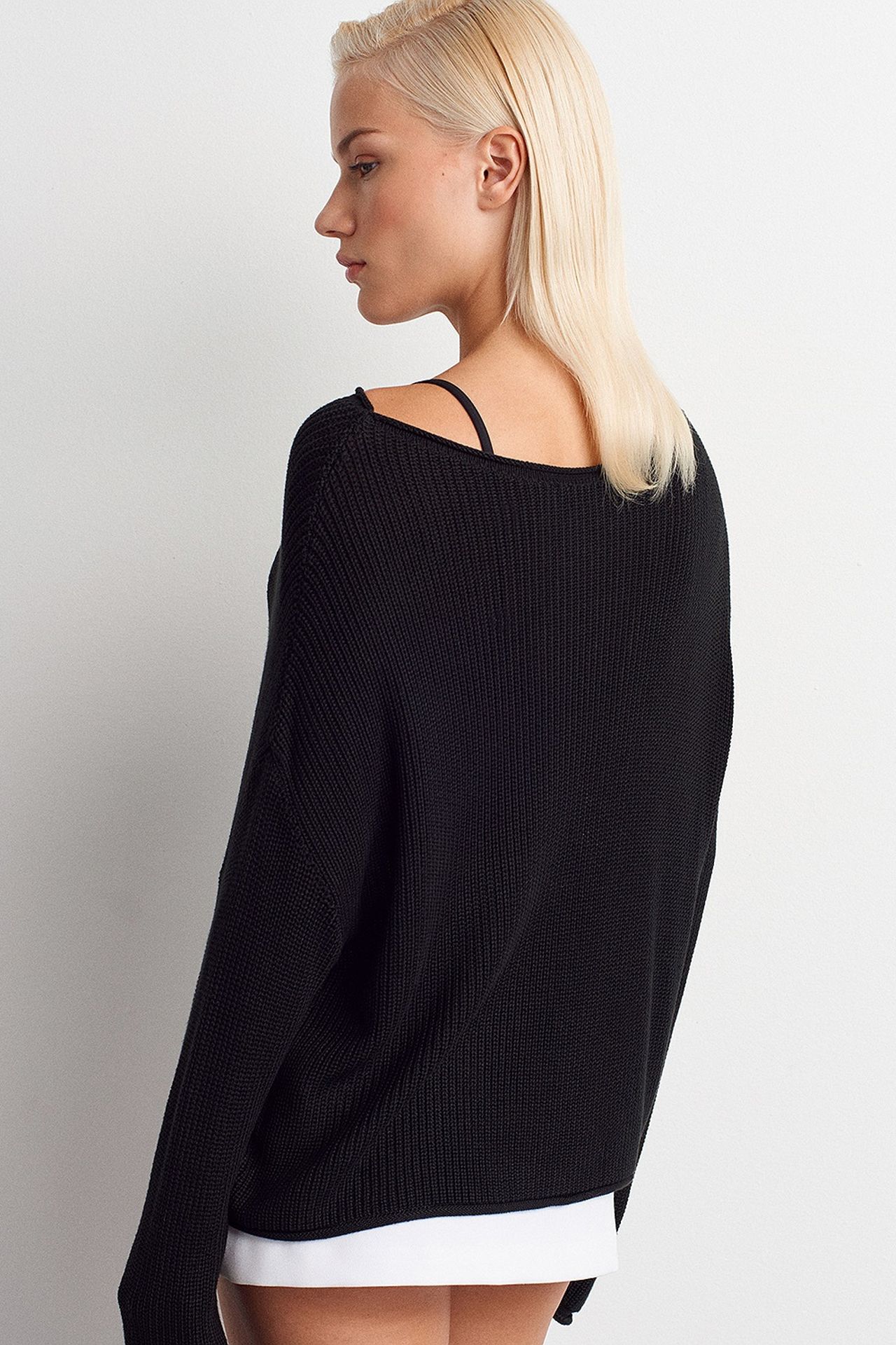 DILVIN Women's Ribbed Boat Neck Knit Sweater 2