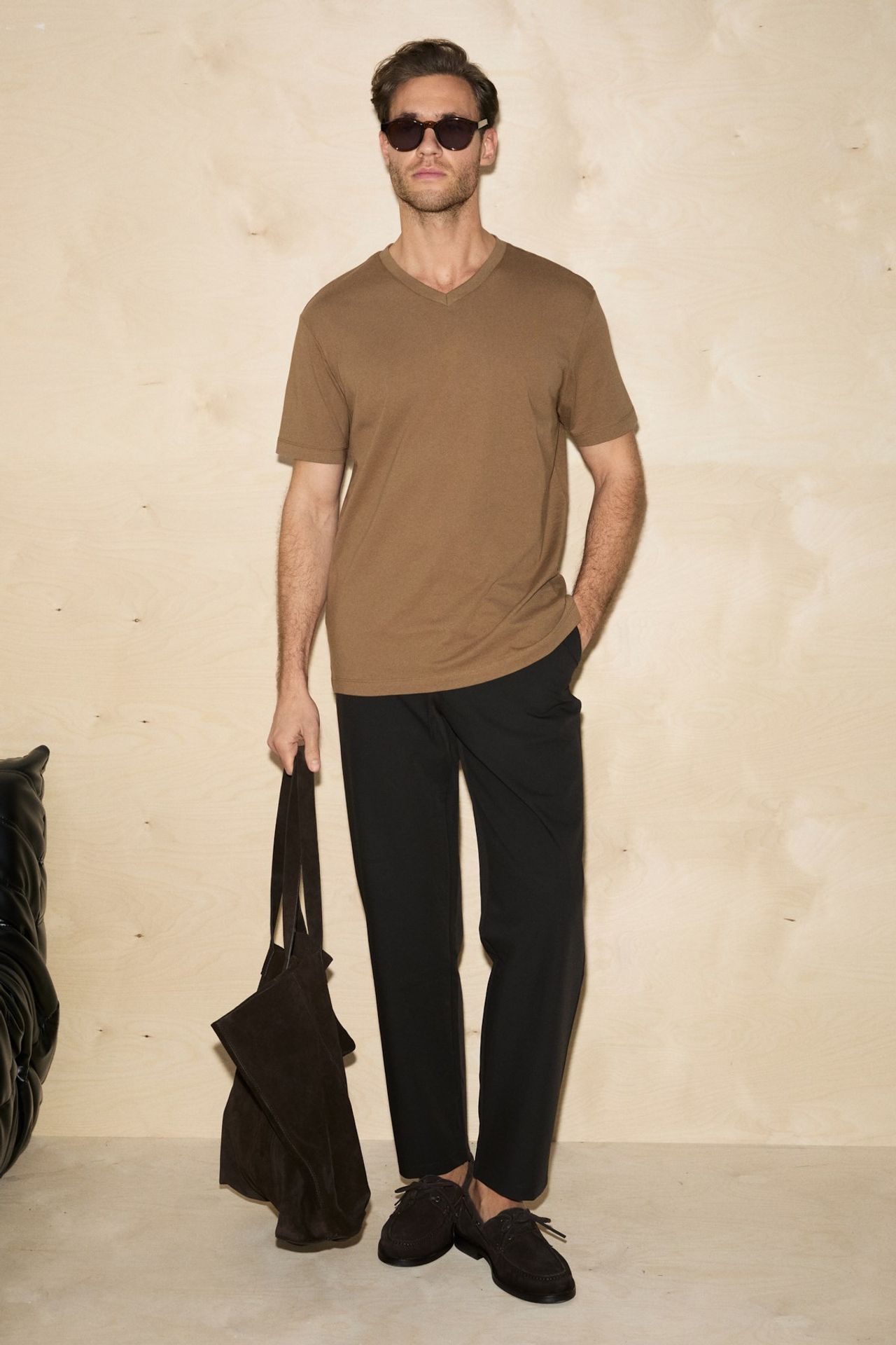 GRIMELANGE V-Neck Regular Short Sleeve T-Shirt 4