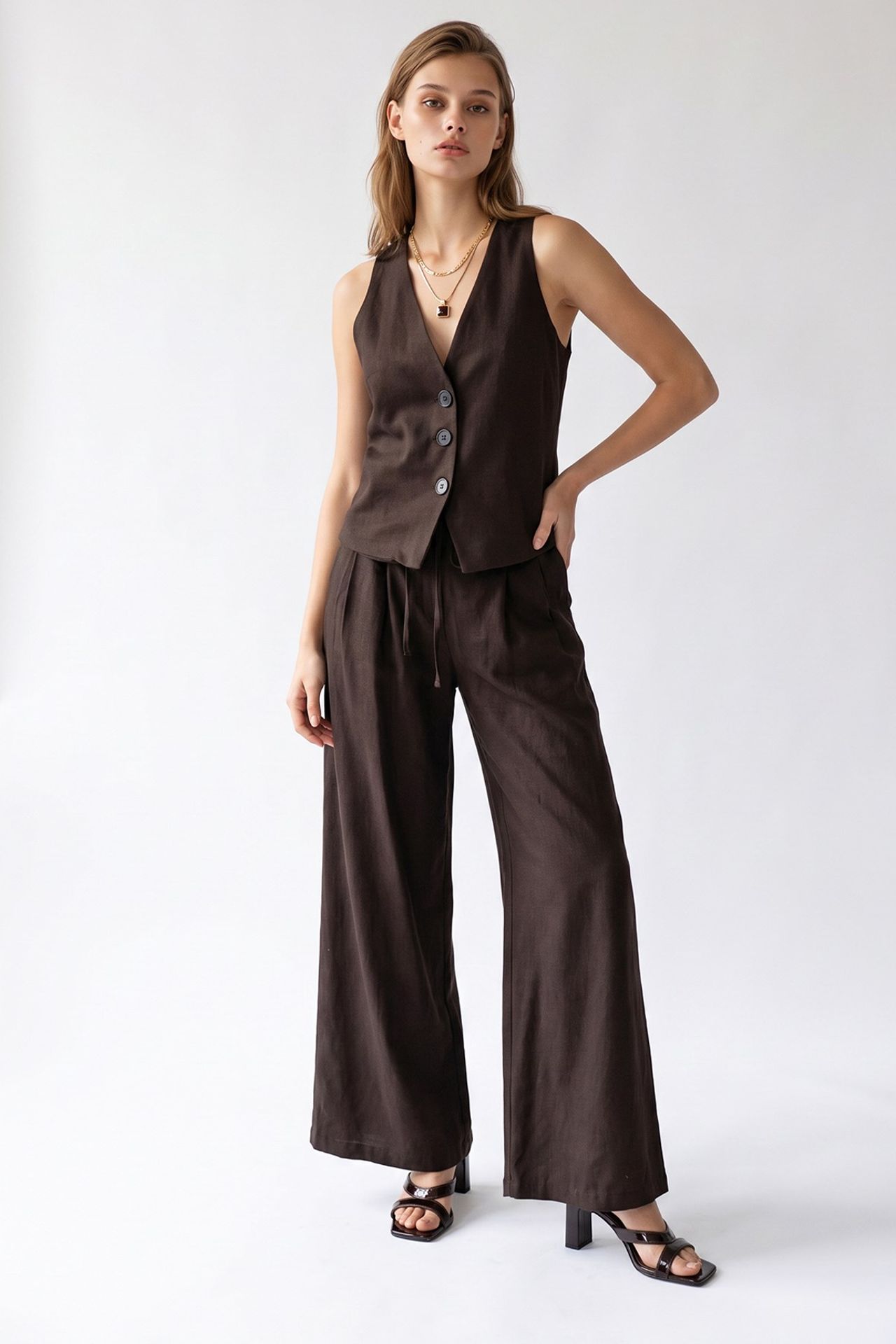 MIXRAY Women's Two-Piece Coord Set 2