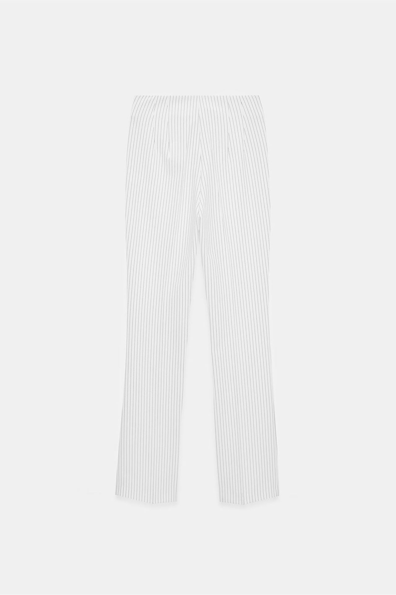 DILVIN High-Waist Striped Pleated Flare Pants 6