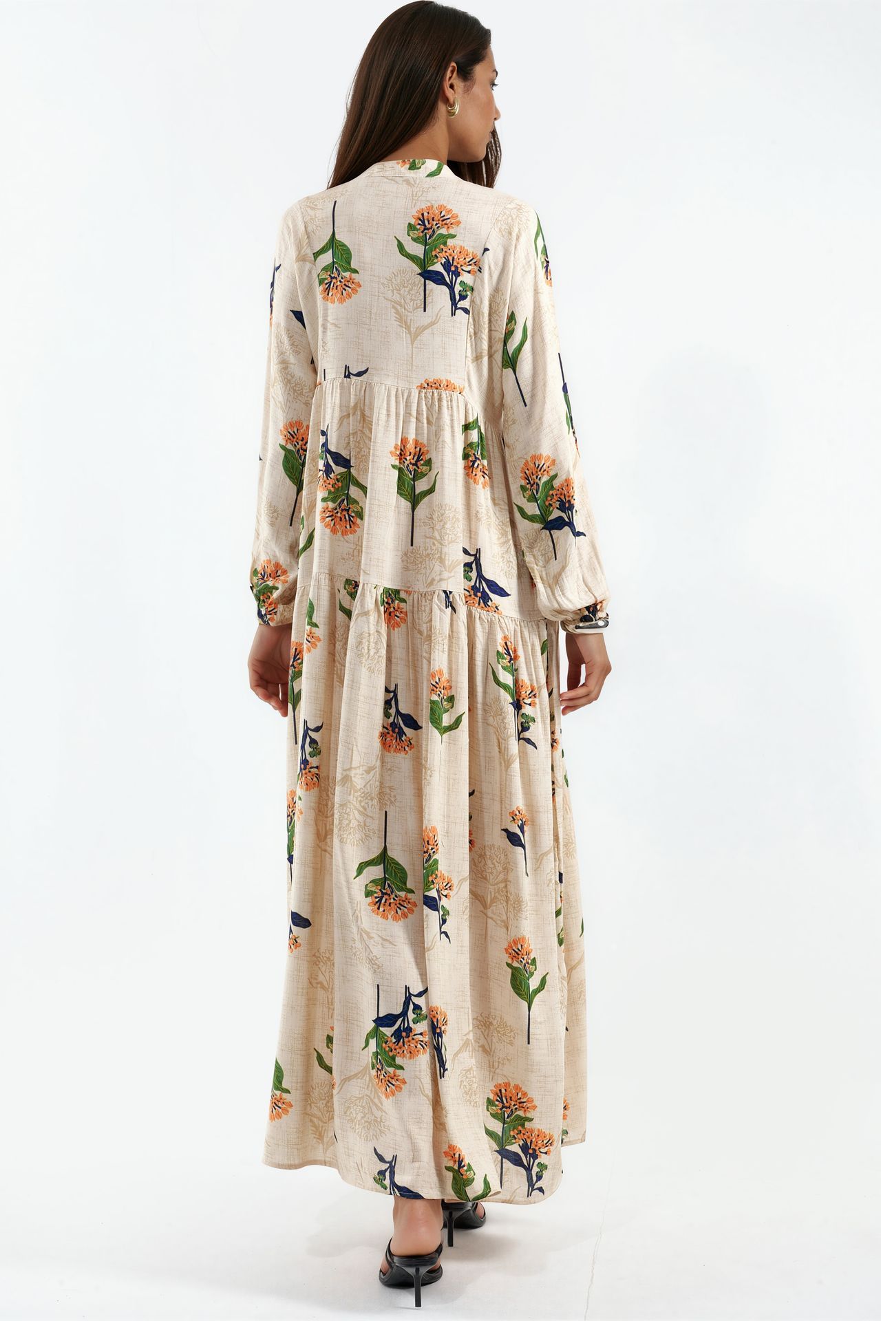 BDART Patterned V-Neck Maxi Dress 3