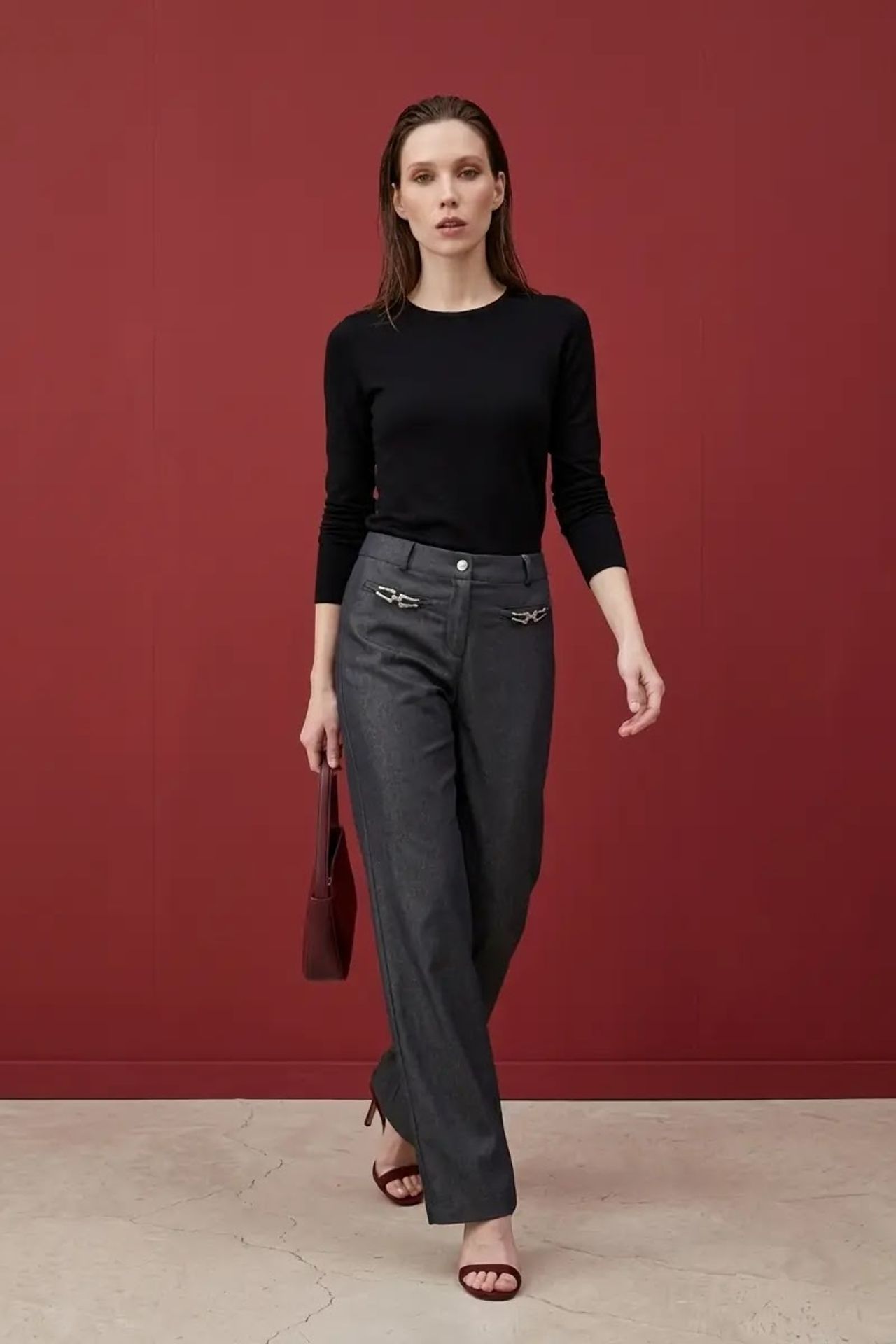MY FASHION Straight Pants 2