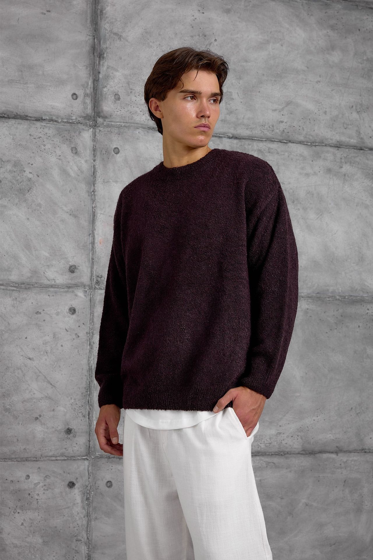 NOMARC Regular Fit Bisiklet Yaka Kazak 1