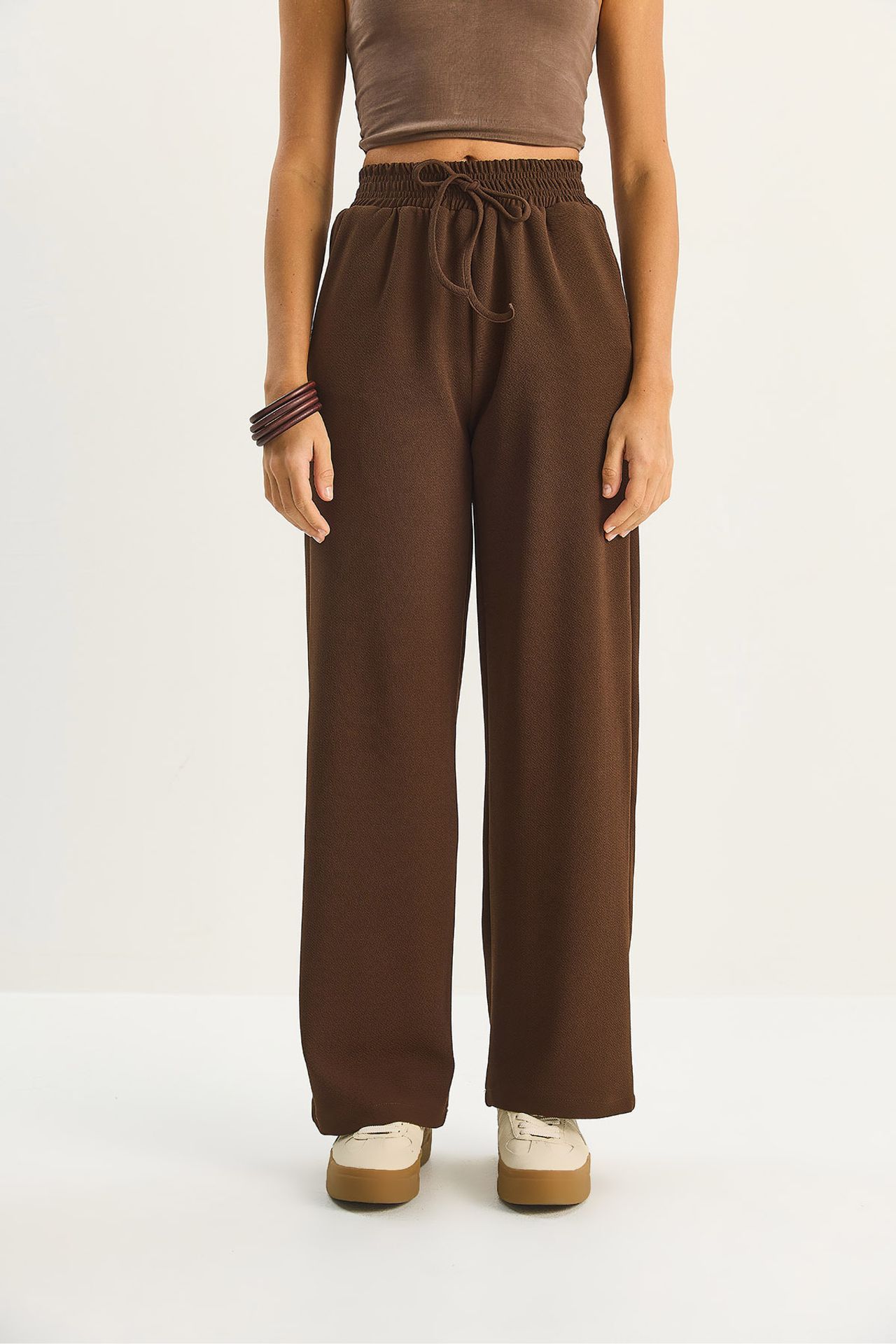 LUCCI High Waist Wide Leg Pants 2
