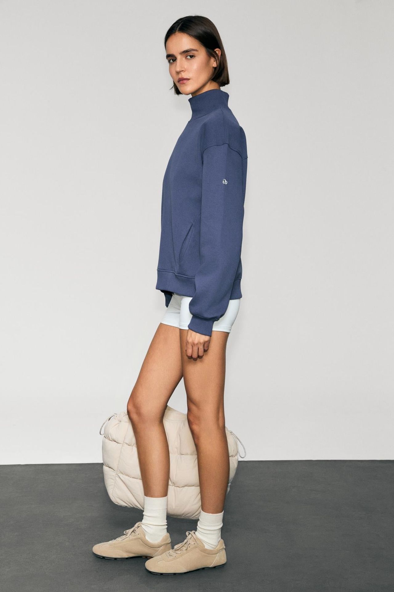 GRIMELANGE Turtleneck Pocket Sweatshirt 3
