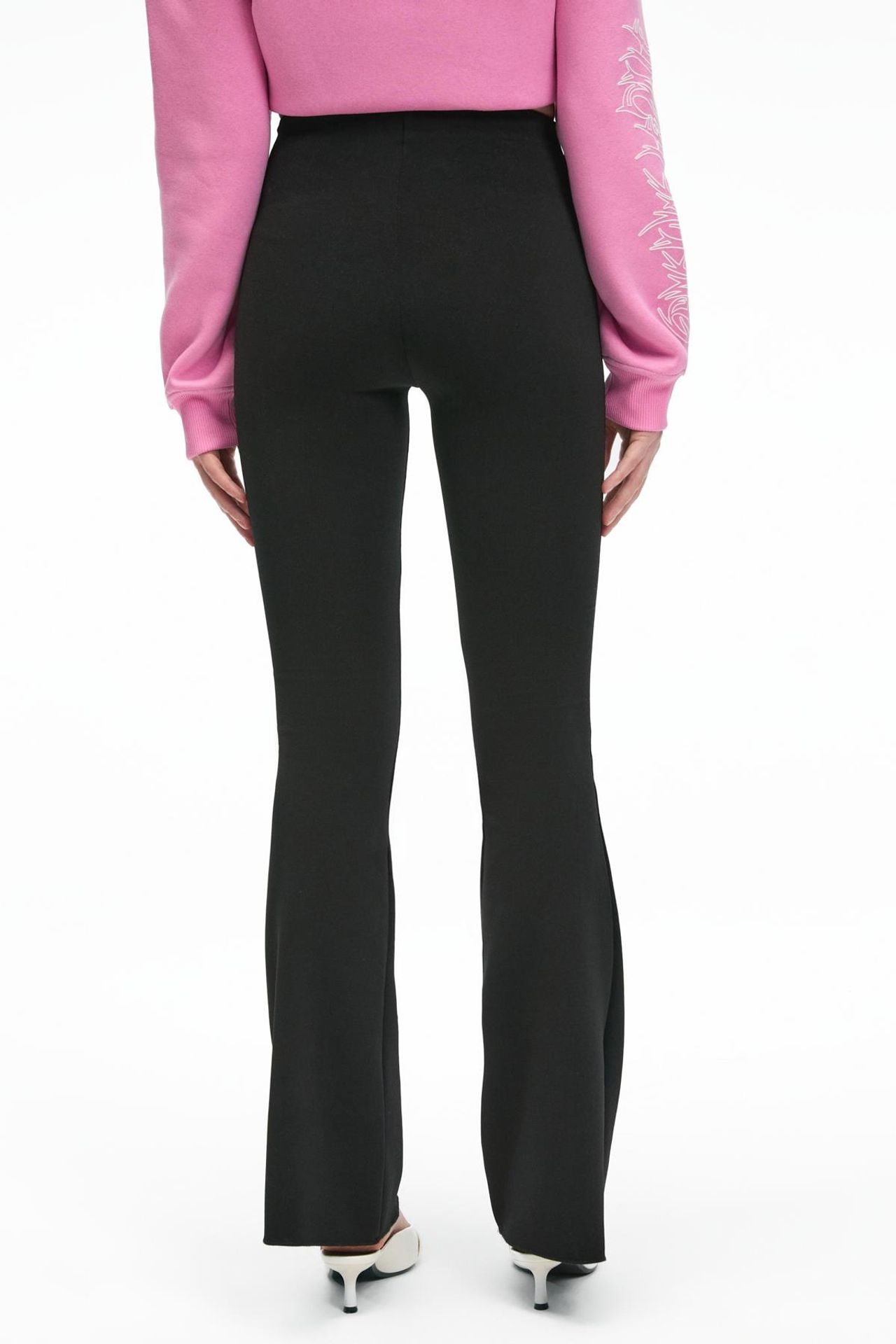 GRIMELANGE High Waist Flare Leg Pants 5