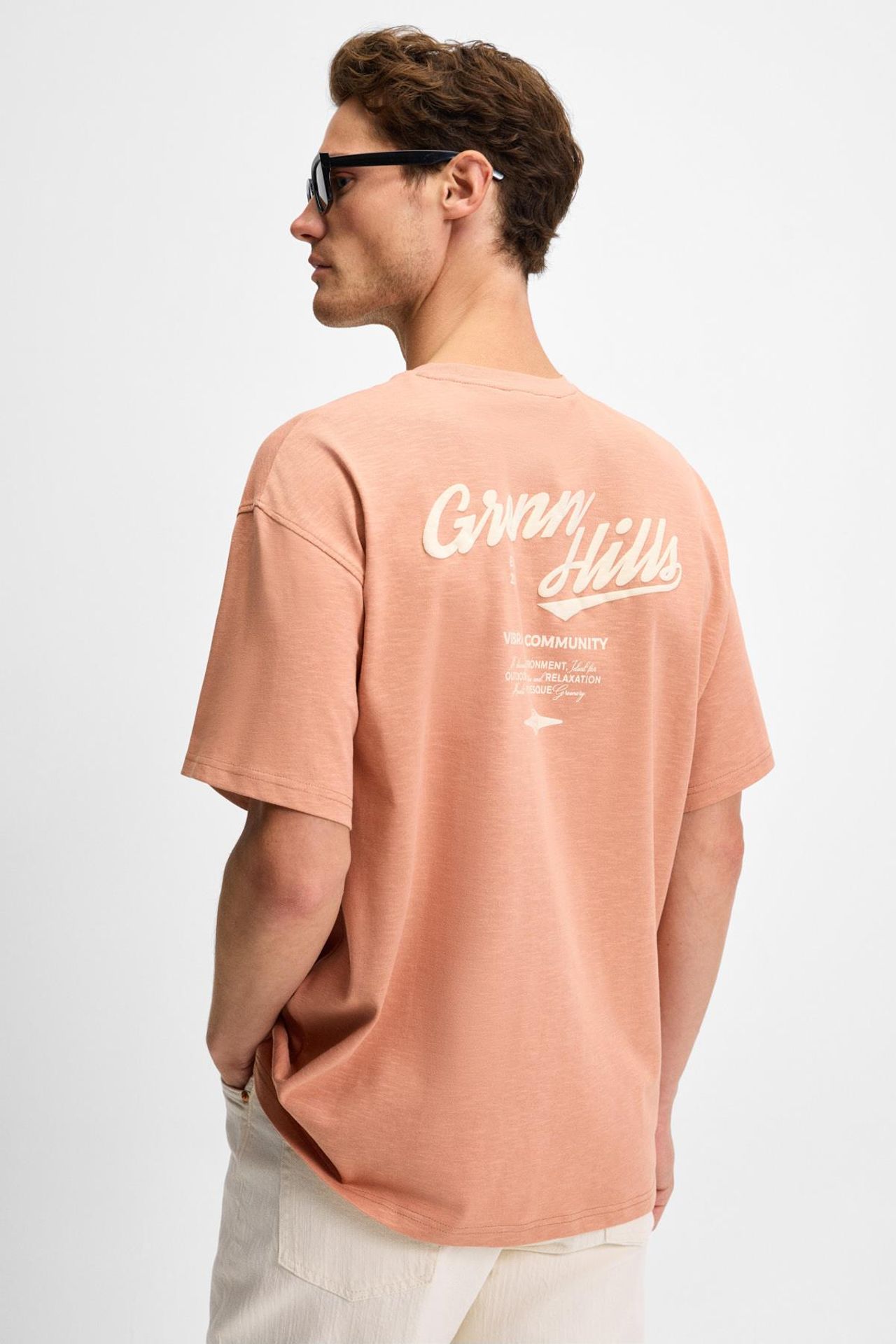 GRIMELANGE Oversized Crew Neck Logo T-Shirt 4