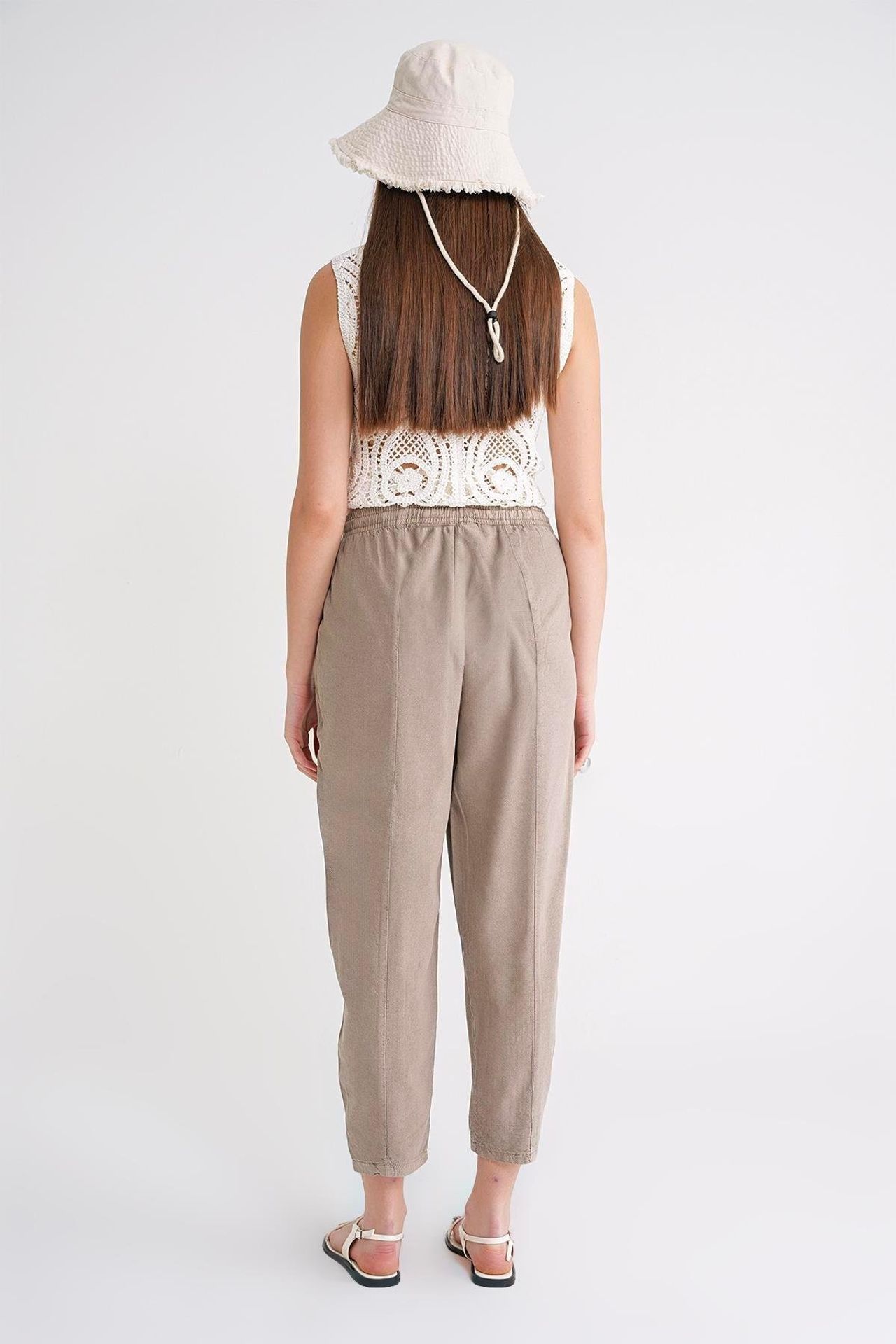 Mixray Cotton Jogger Pants with Drawstring Waist 6