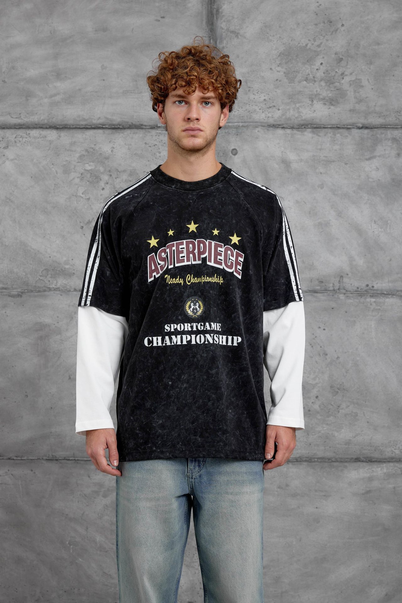 NOMARC Rahat Bisiklet Yaka Uzun Kollu Sweatshirt 1