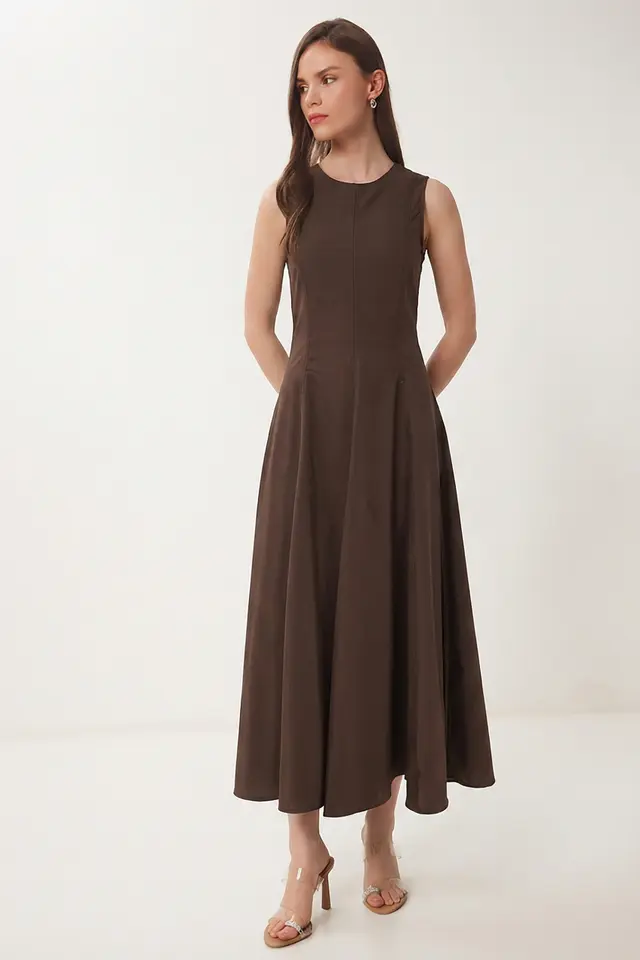 ISTANBUL Cotton-Blend Maxi Dress