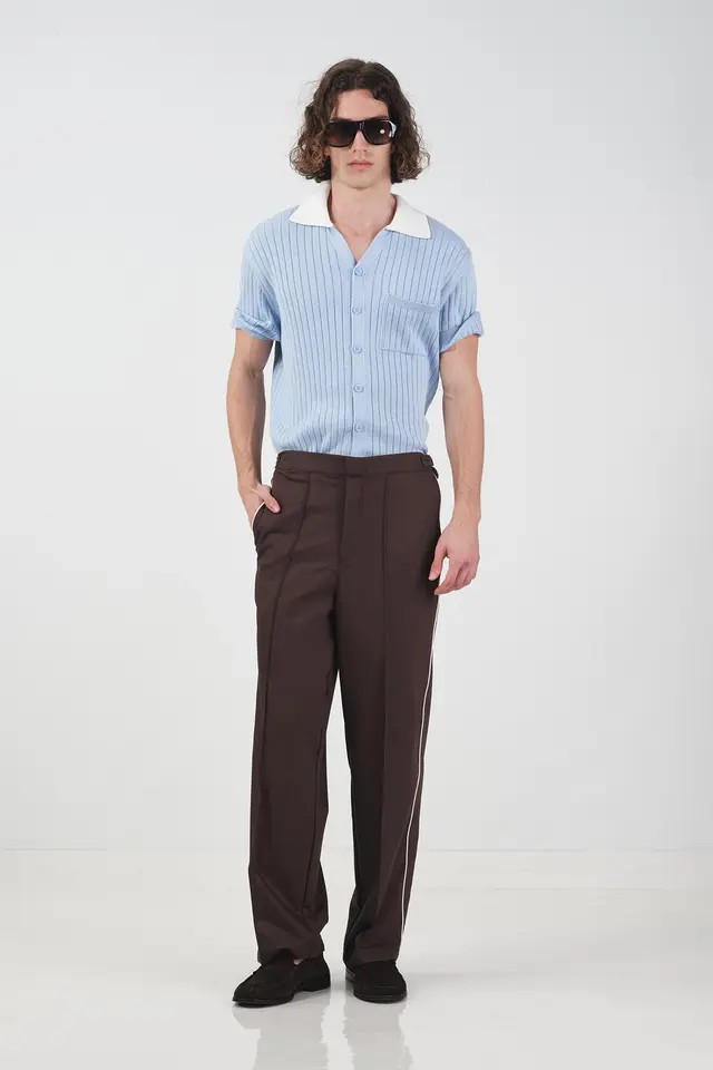 GIESTO Tailored Straight-Leg Suit Pants