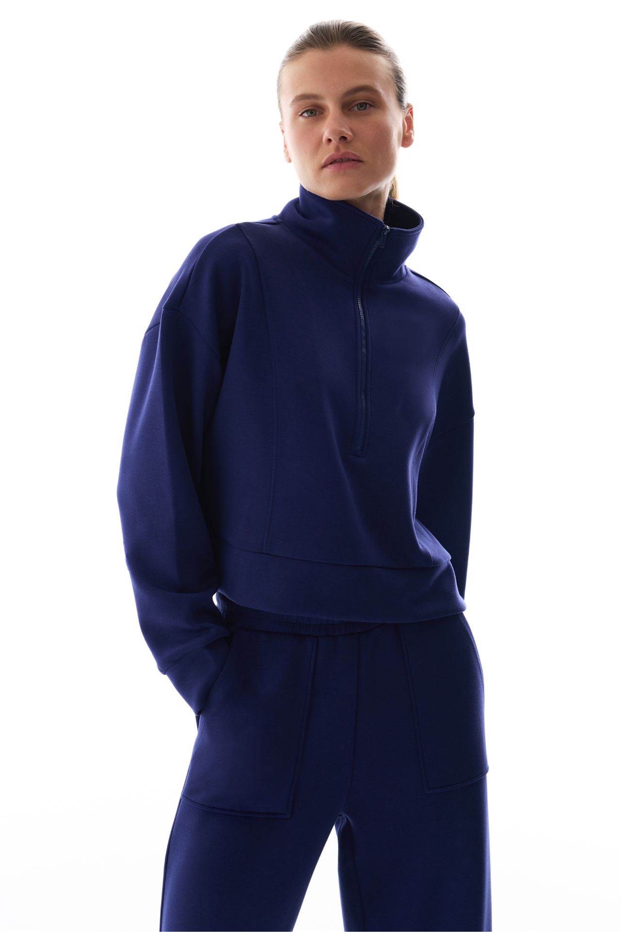 PENTI Silky Touch Half-Zip Sweatshirt 4