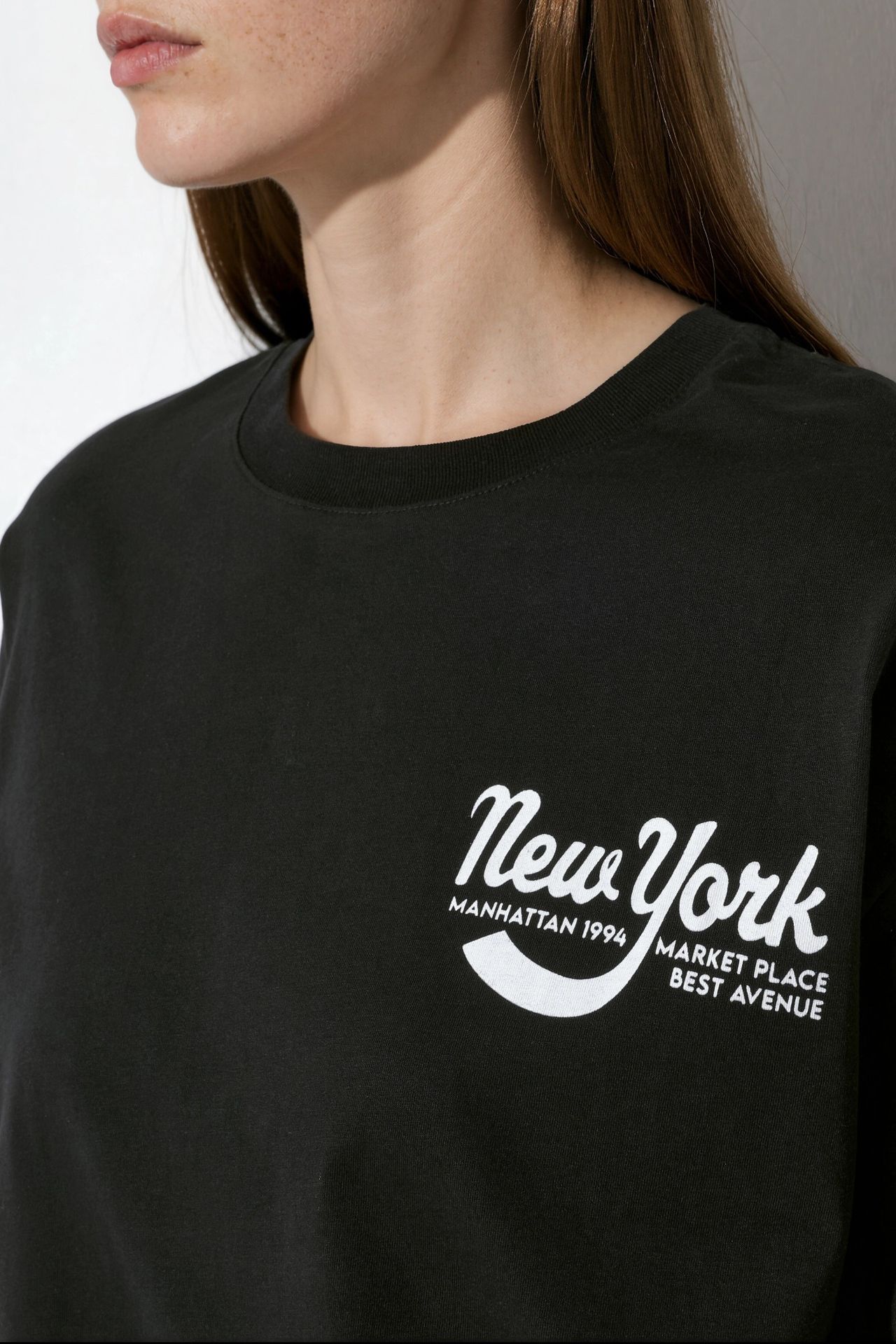 BDART Printed Crew Neck Loose Fit T-Shirt 4