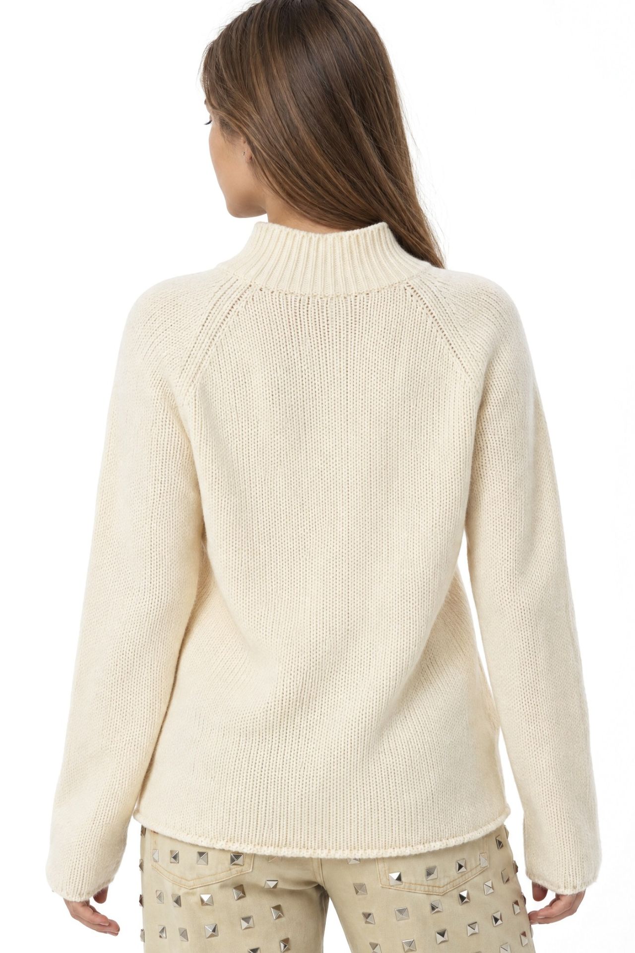 Mixray Knit Half Turtleneck Sweater 3