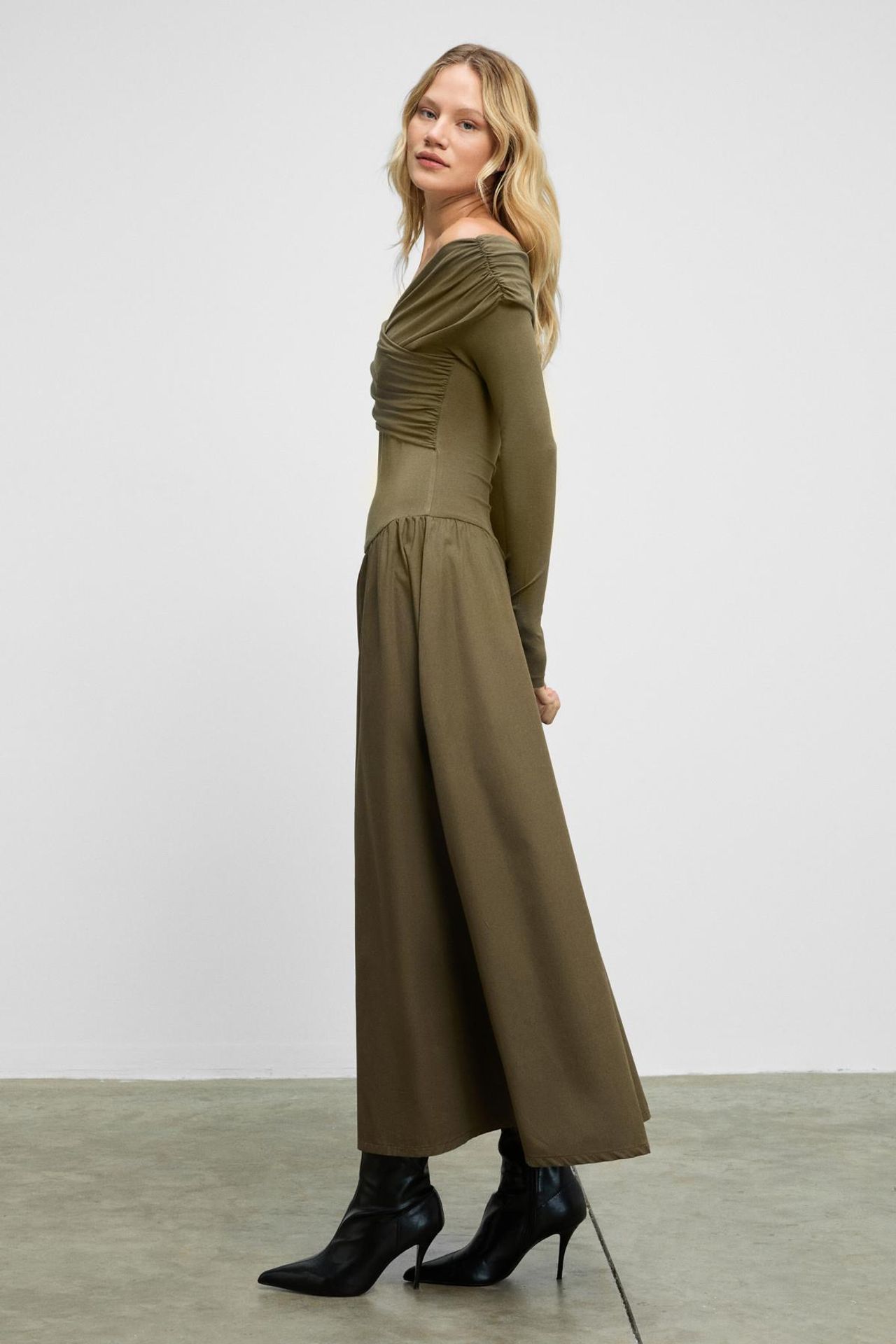 GRIMELANGE Long Flared Maxi Dress 6