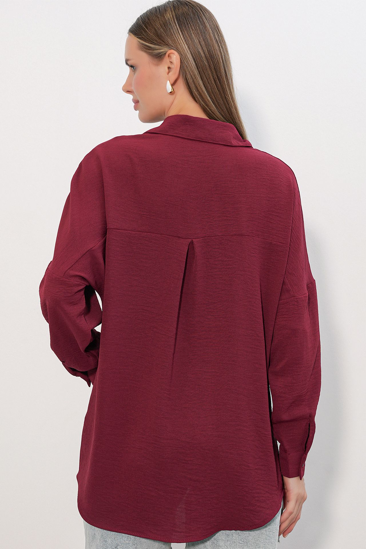 BDART Kadın Oversize Uzun Gömlek 7