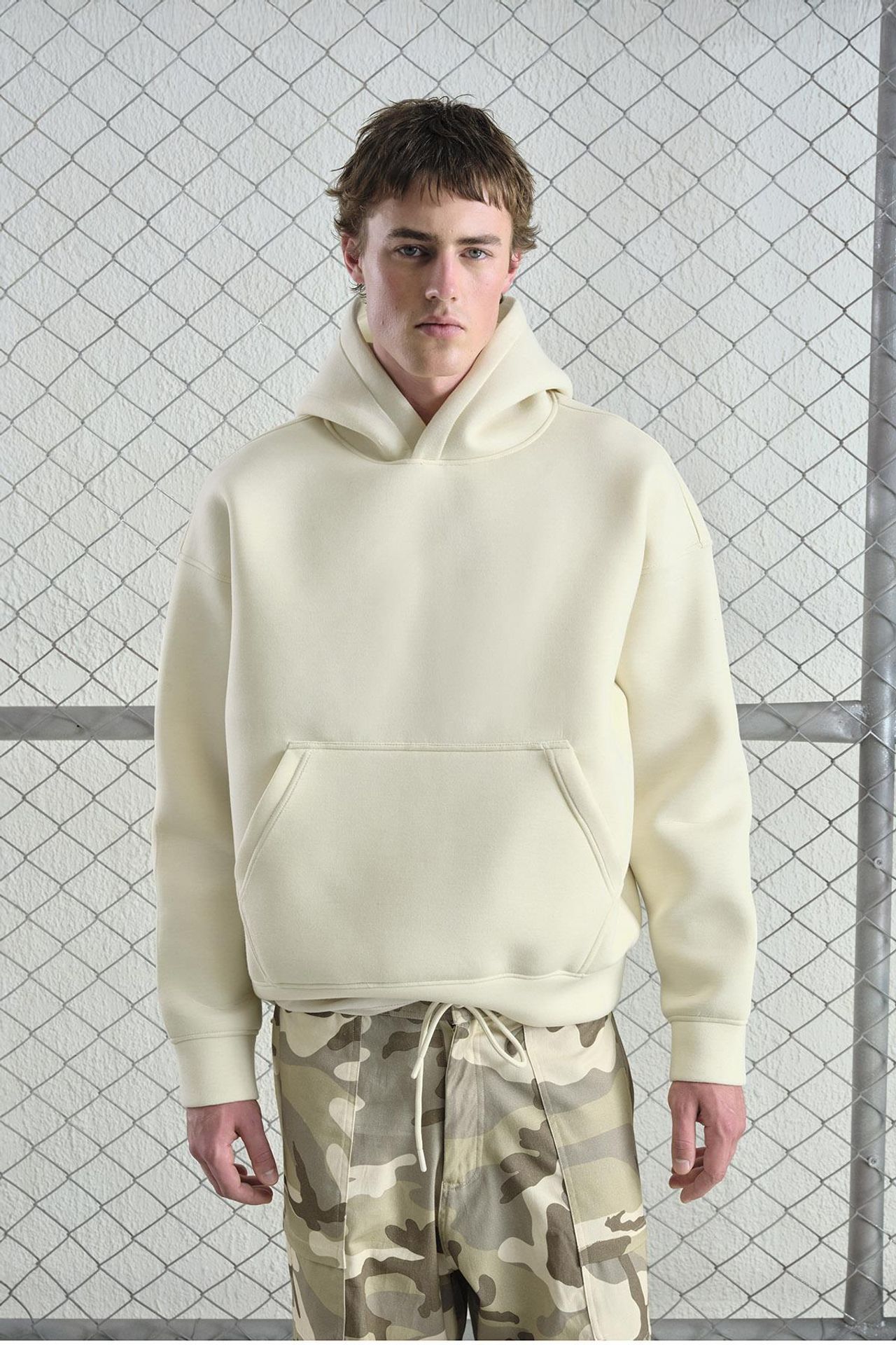 GIESTO Men's Oversized Scuba Hoodie 4