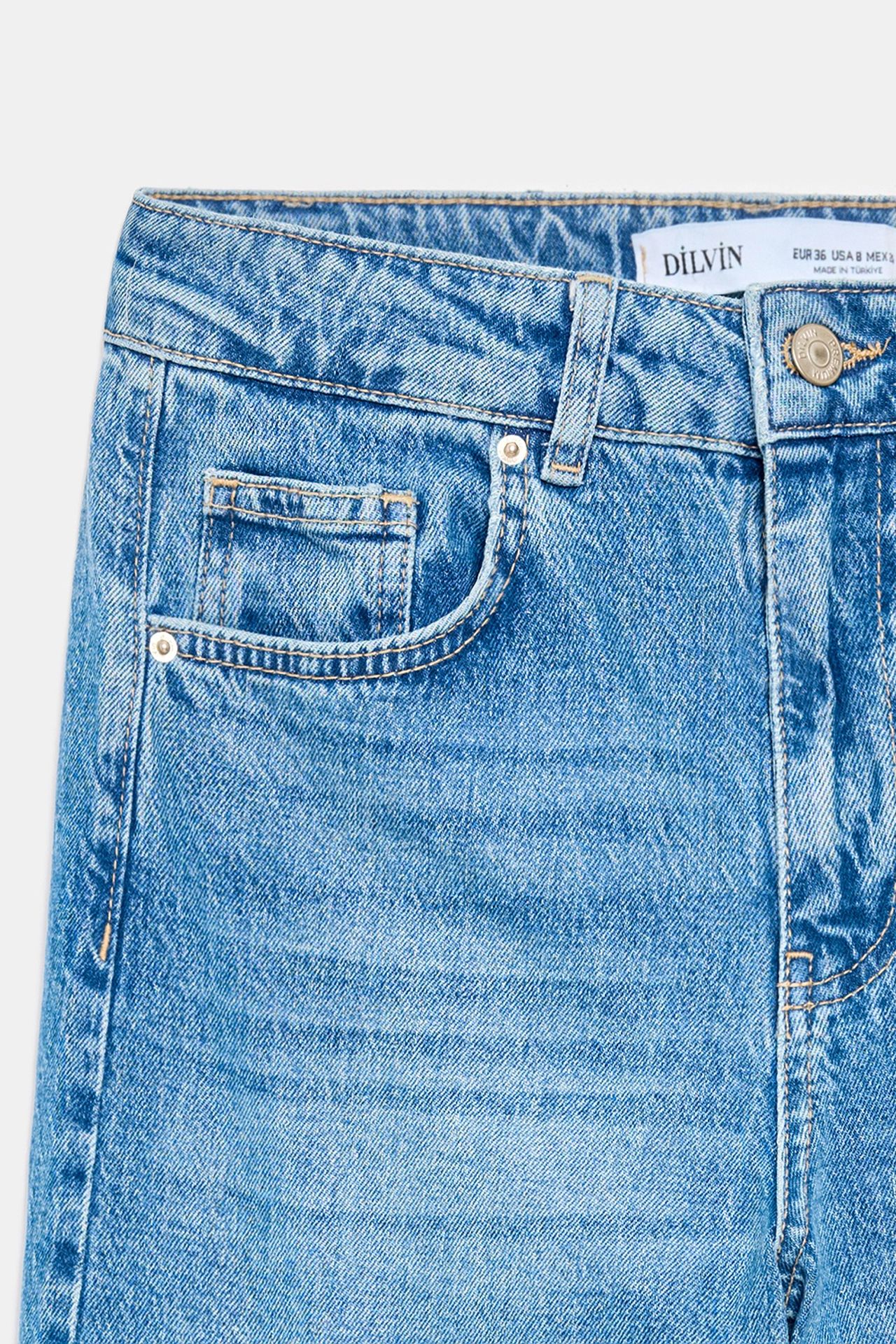 DILVIN Women's Straight-Leg Jeans 7