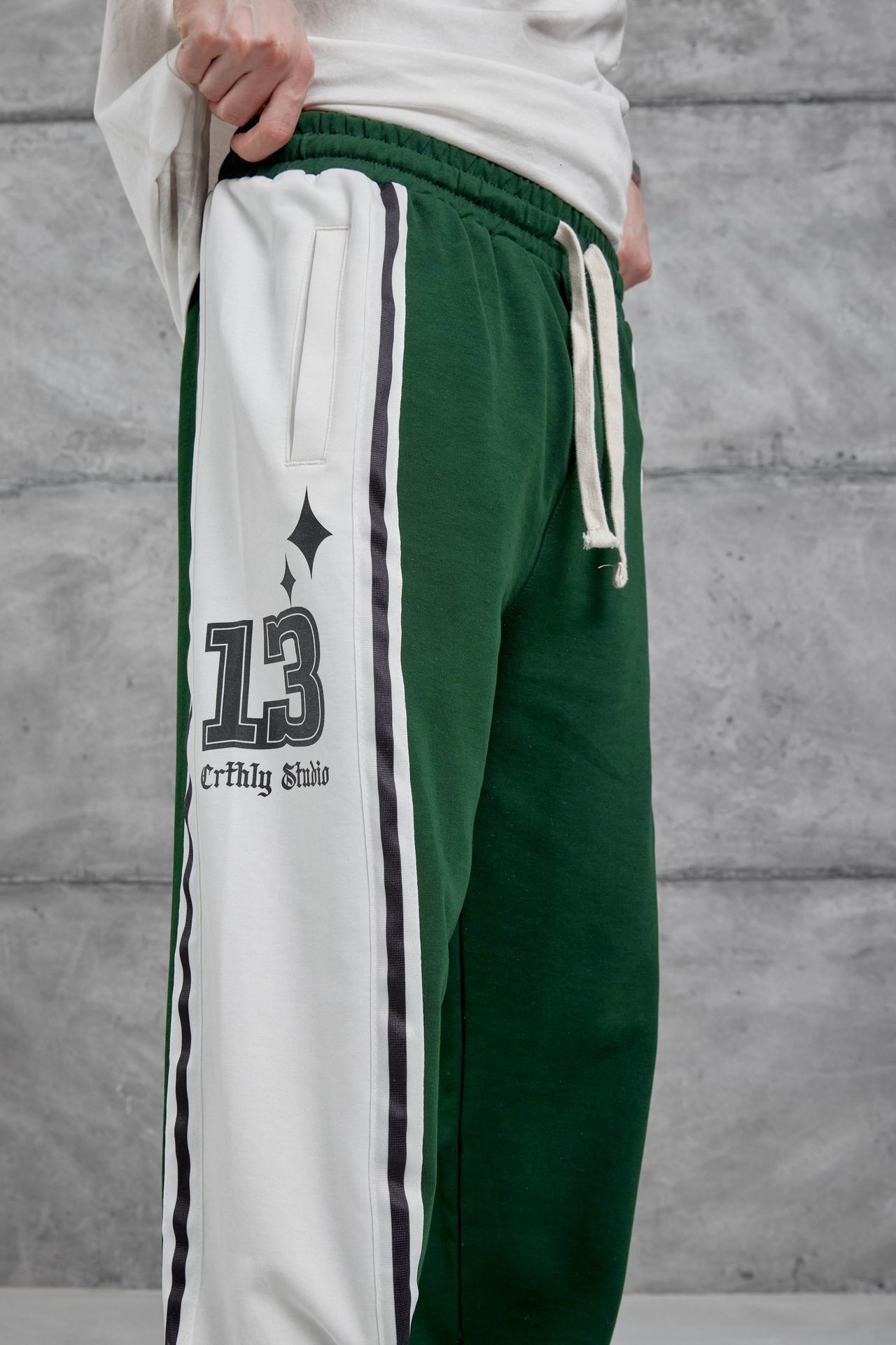 NOMARC Bol Geniş Paça İpli Jogger Pantolon 4