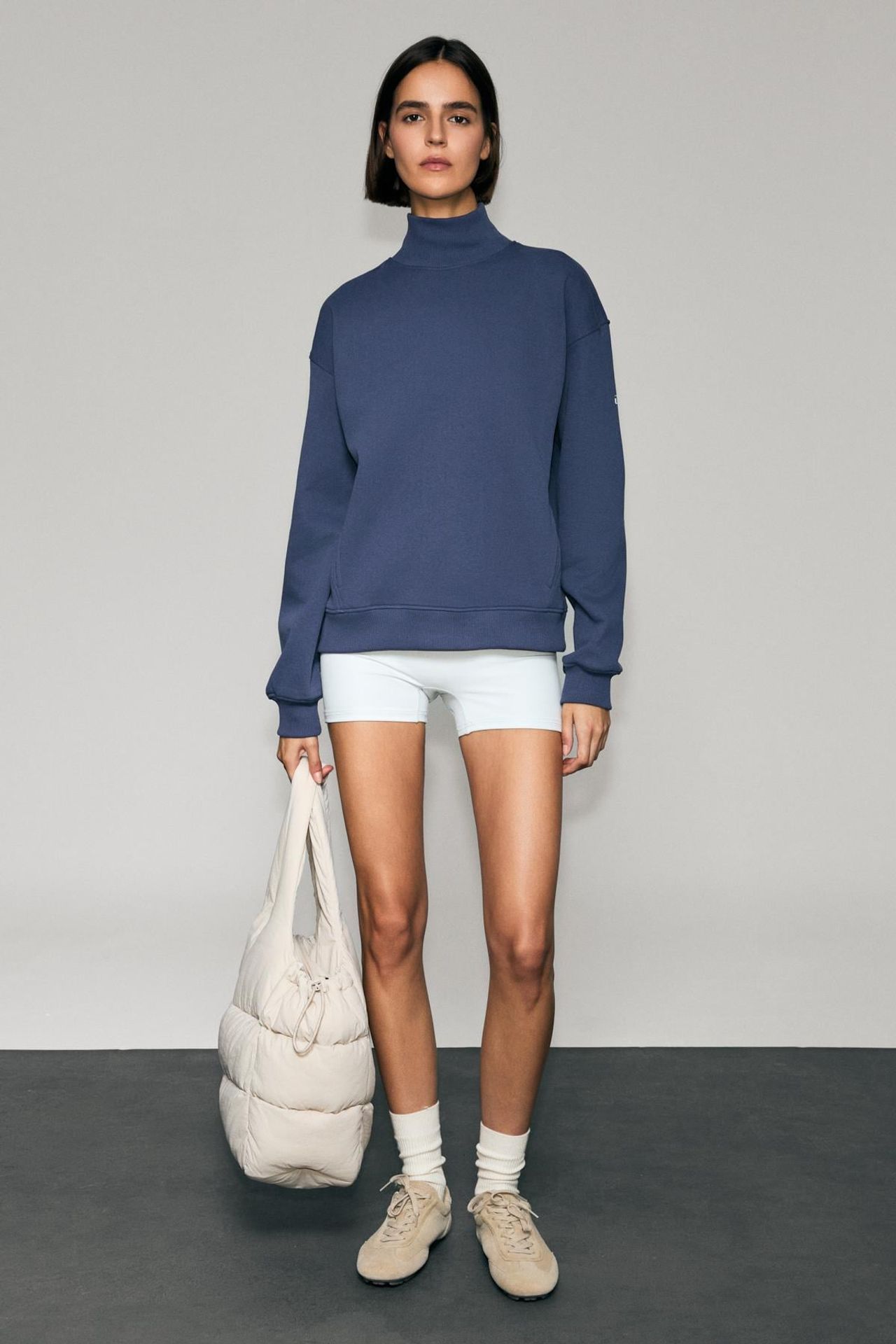GRIMELANGE Turtleneck Pocket Sweatshirt 1