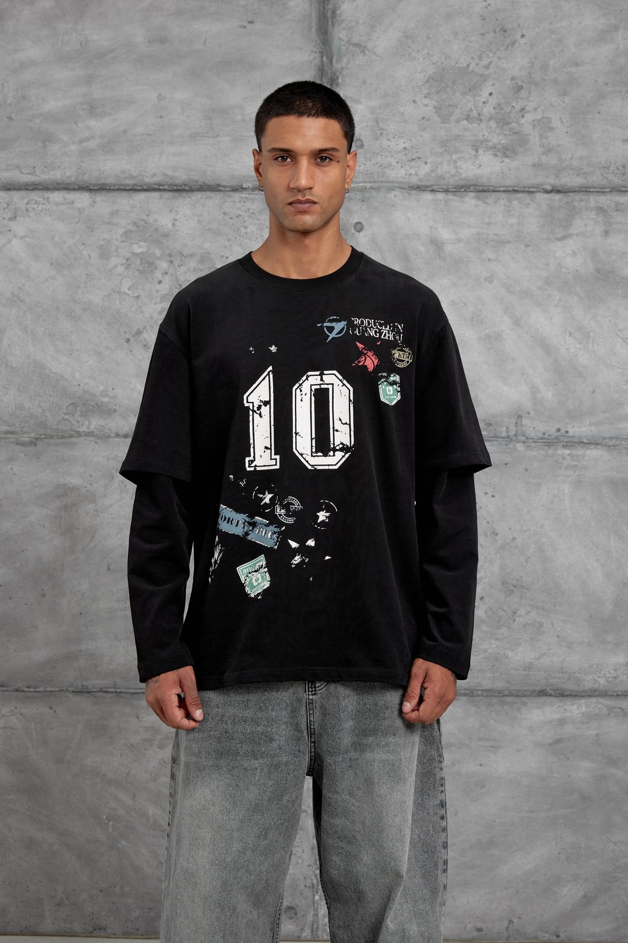 NOMARC Rahat Fitilli Bisiklet Yaka Sweatshirt 1