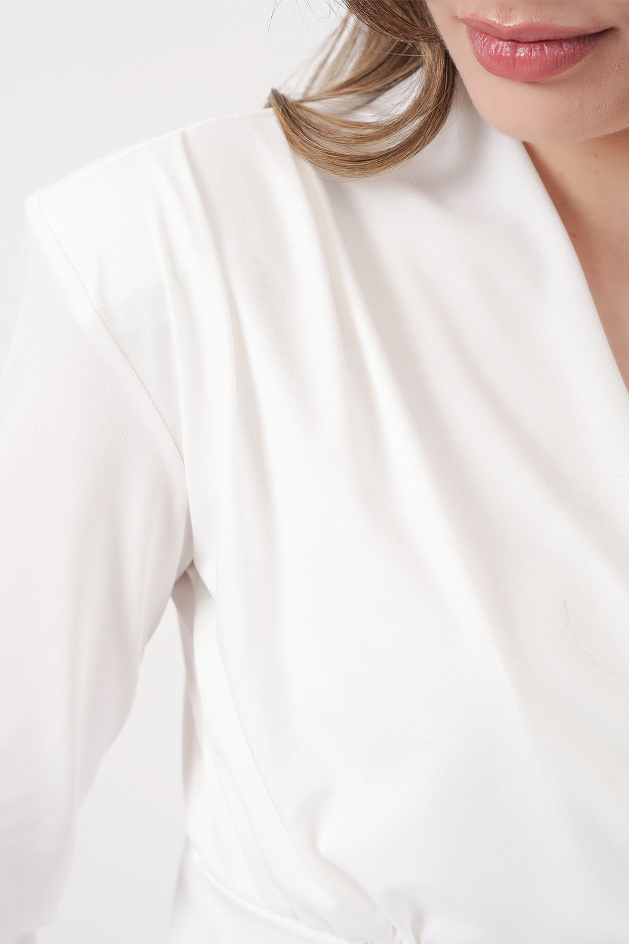 BDART V-Neck Drape Blouse 6